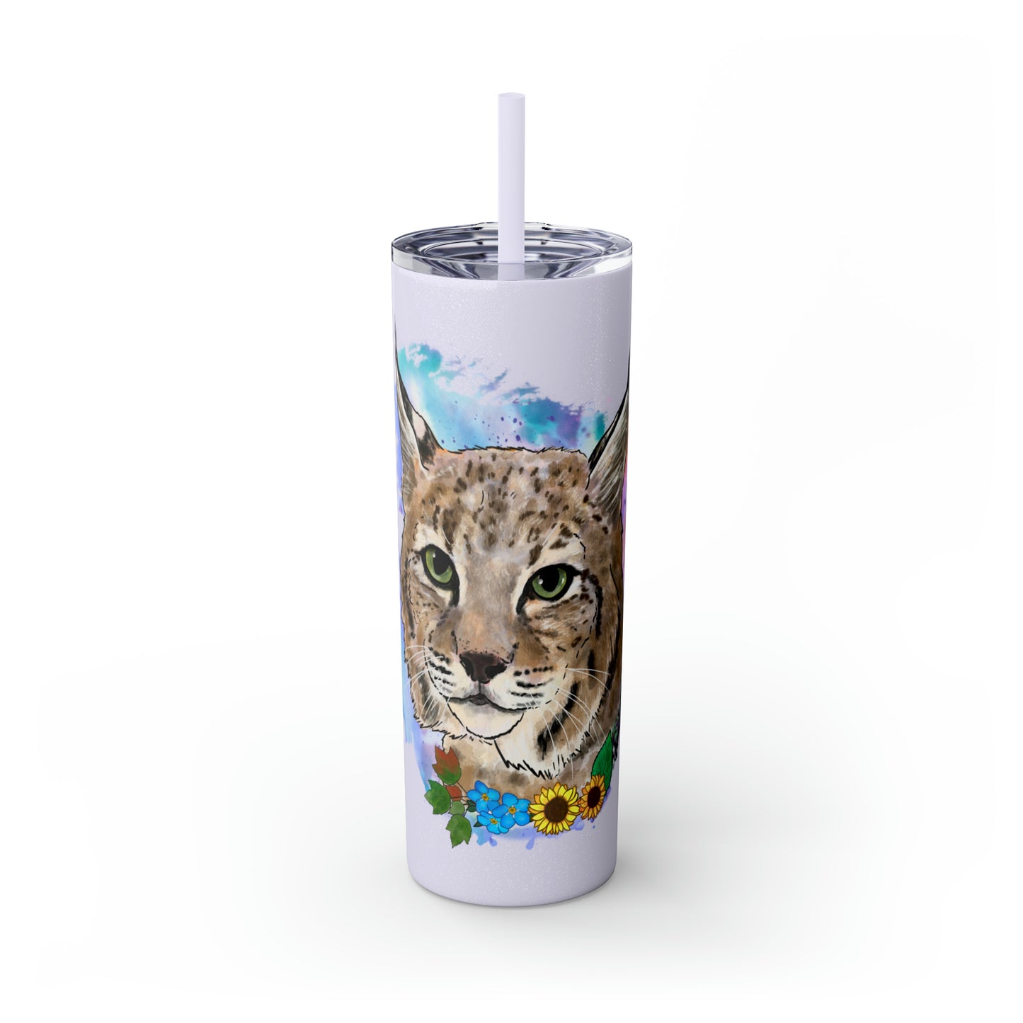 Bobcat Tumbler with Straw, 20oz