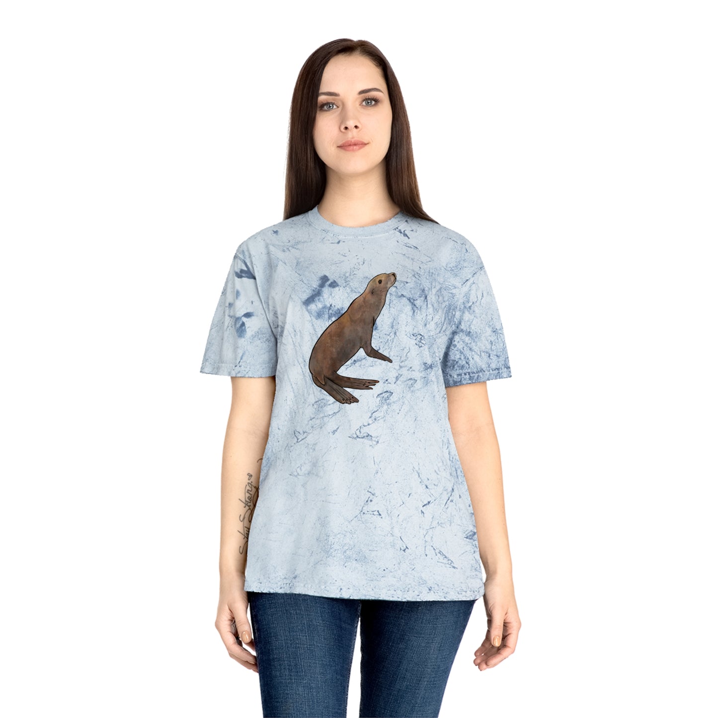 Sea Lion Comfort Colors Color Blast T-Shirt