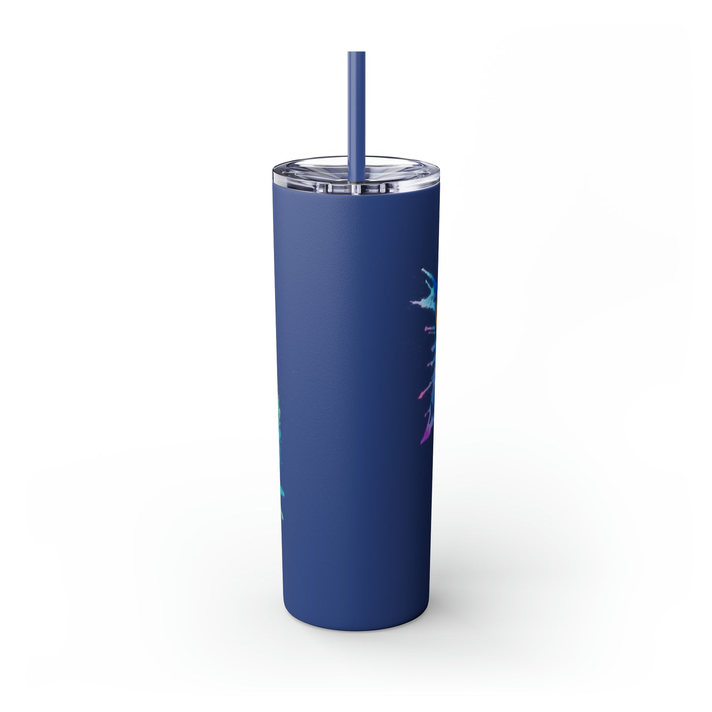 Cheetah Tumbler with Straw, 20oz