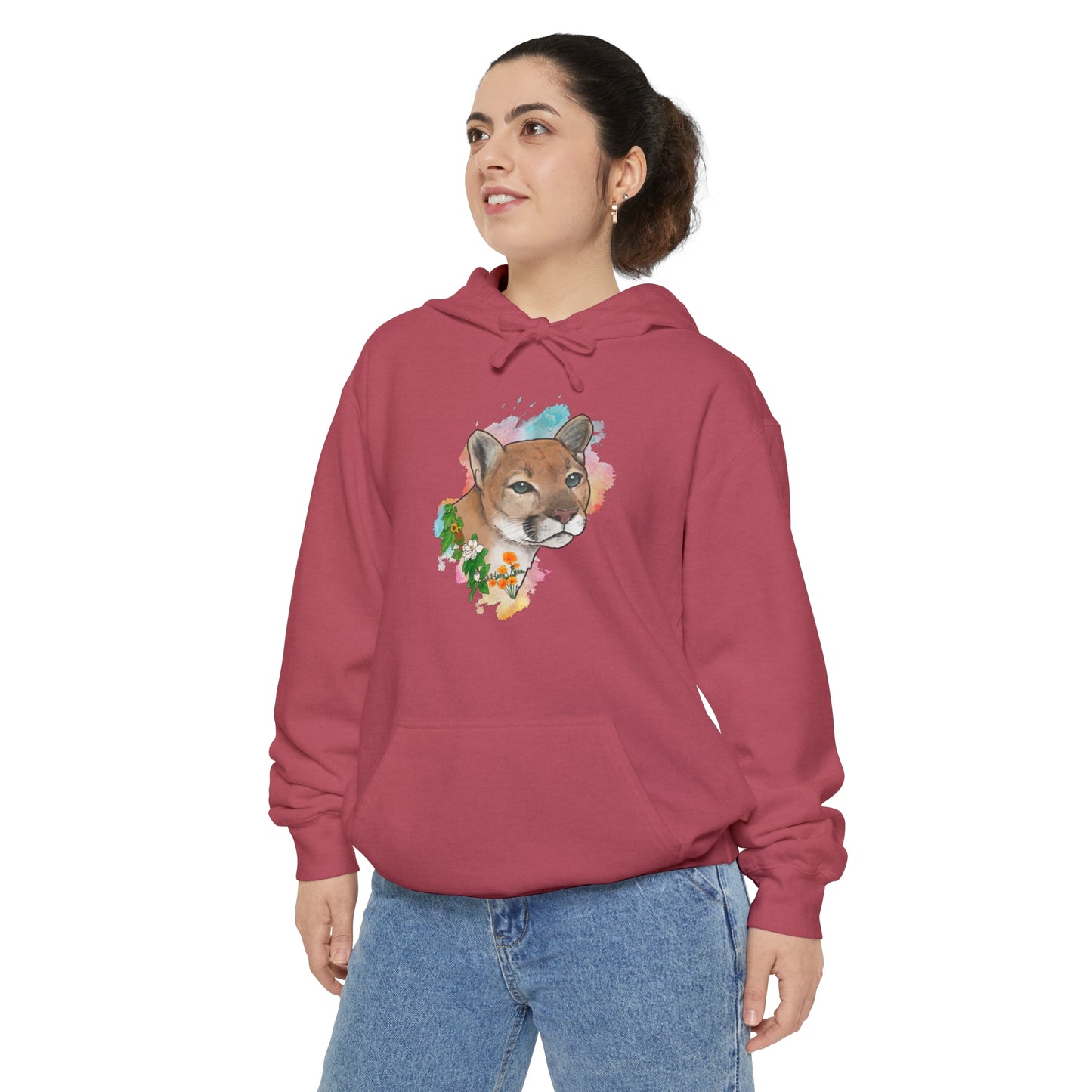 Mountain Lion Comfort Colors Hoodie