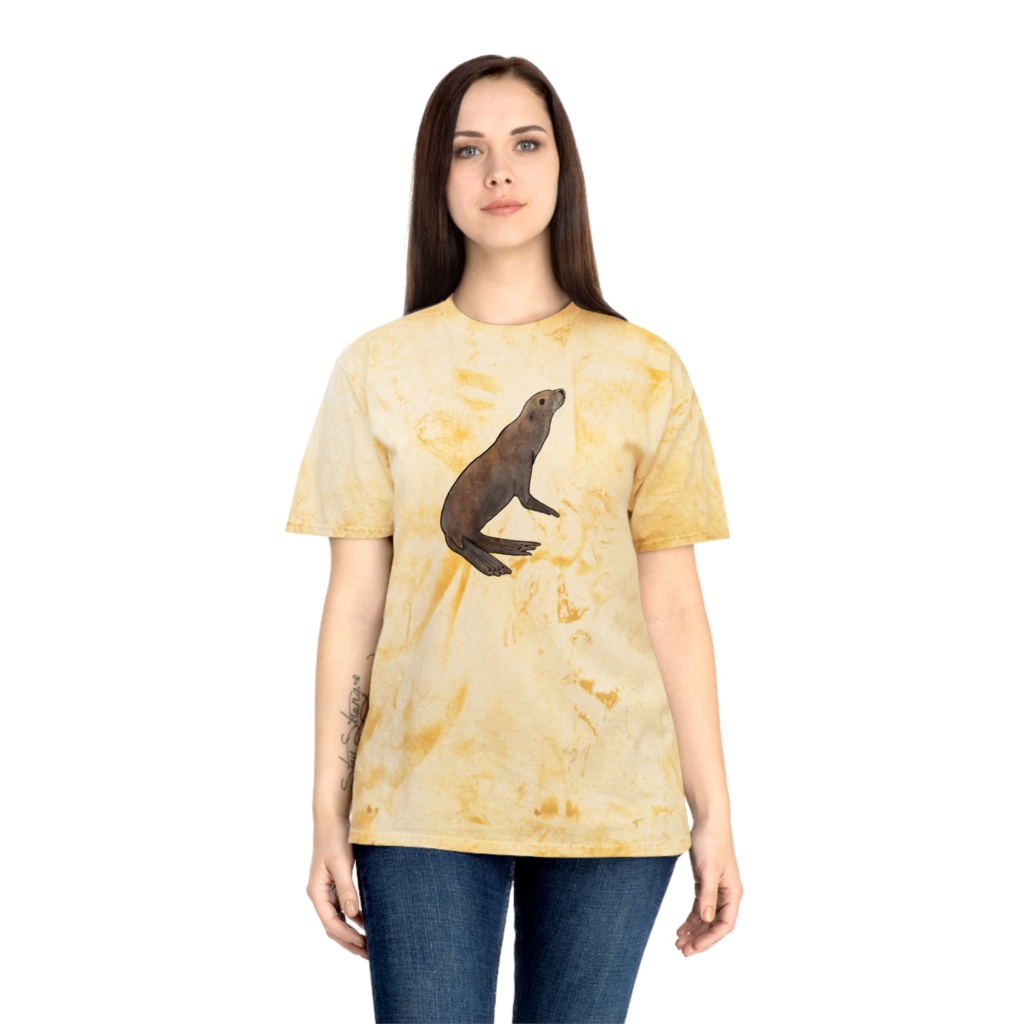 Sea Lion Comfort Colors Color Blast T-Shirt