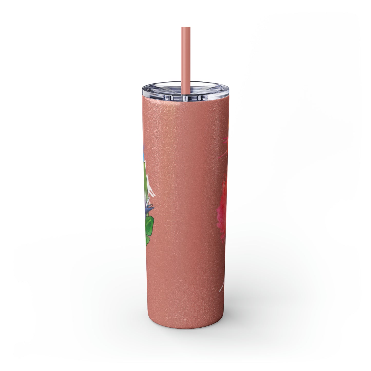 Lion Tumbler with Straw, 20oz