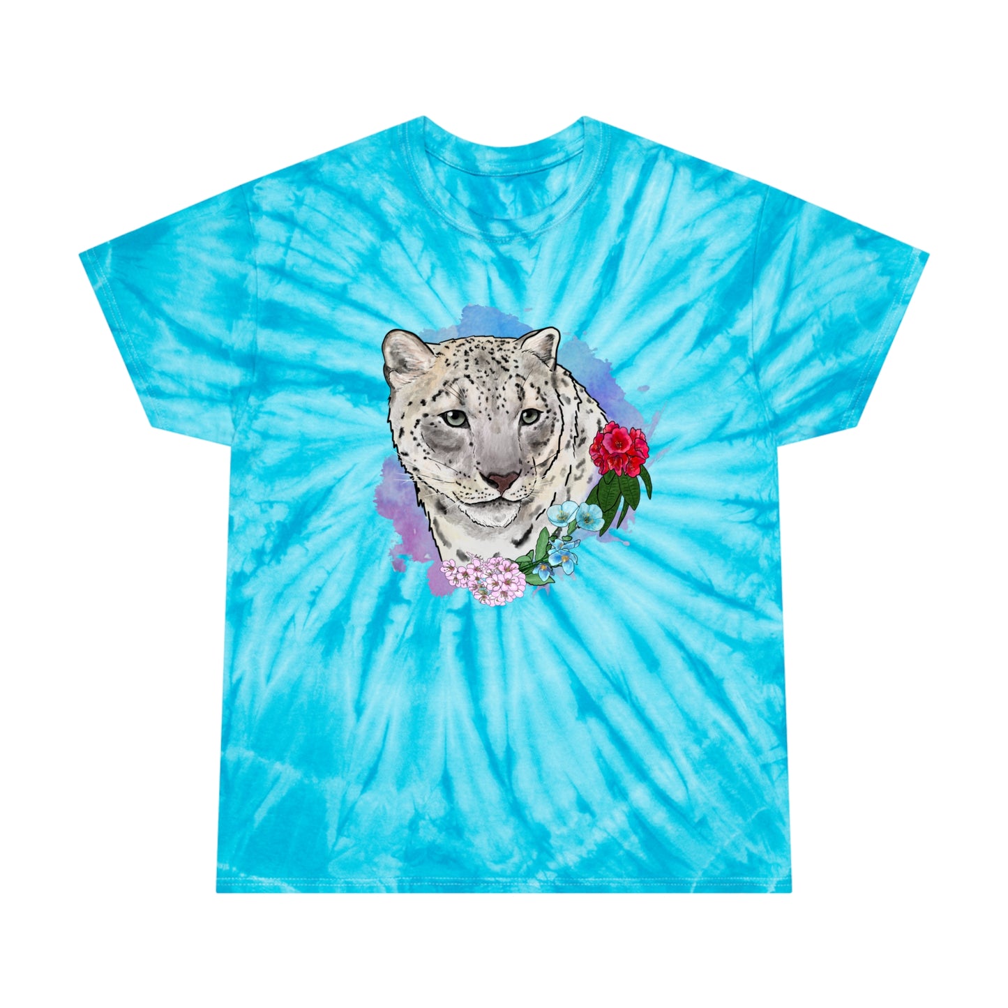 Snow Leopard Tie-Dye Tee, Cyclone