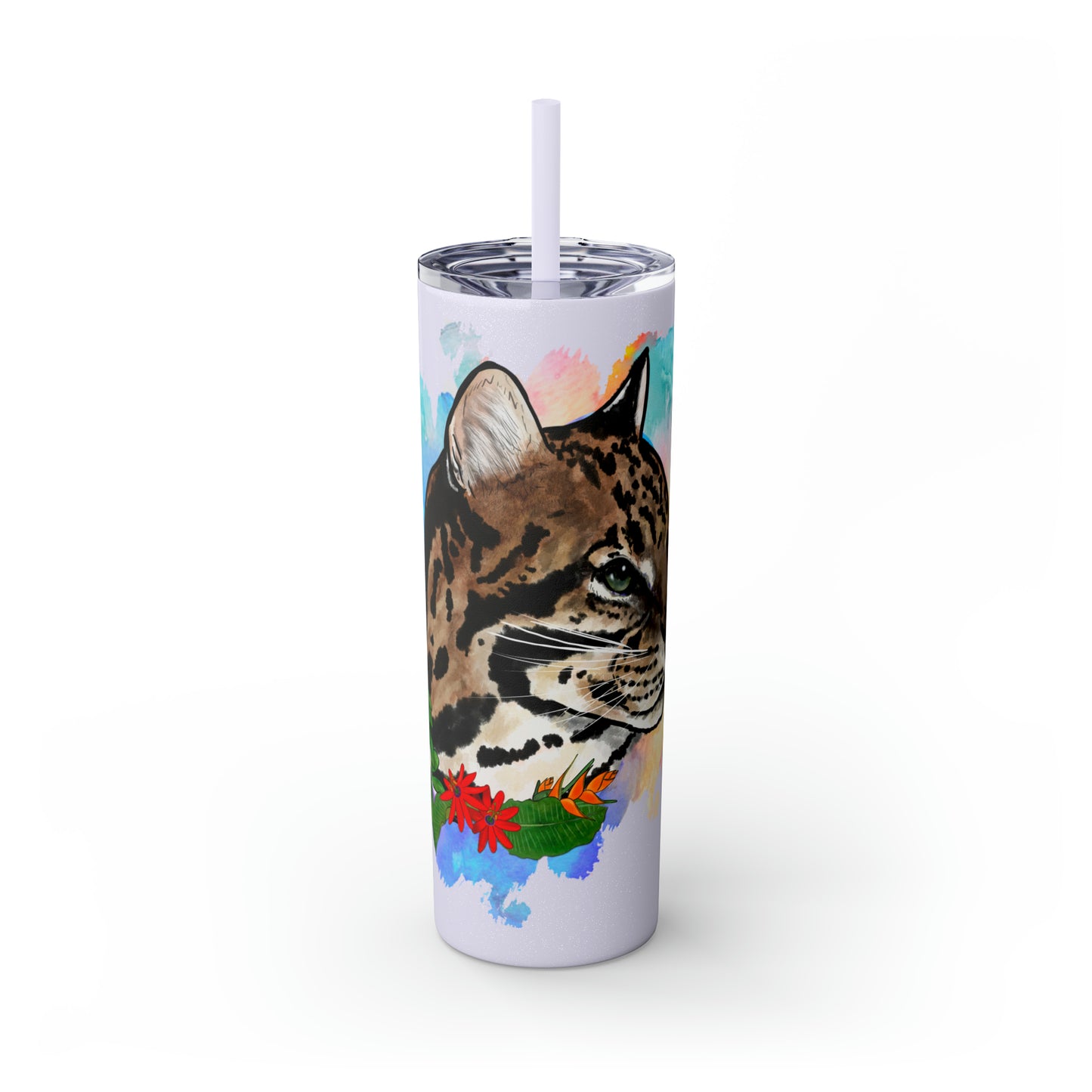 Ocelot Tumbler with Straw, 20oz