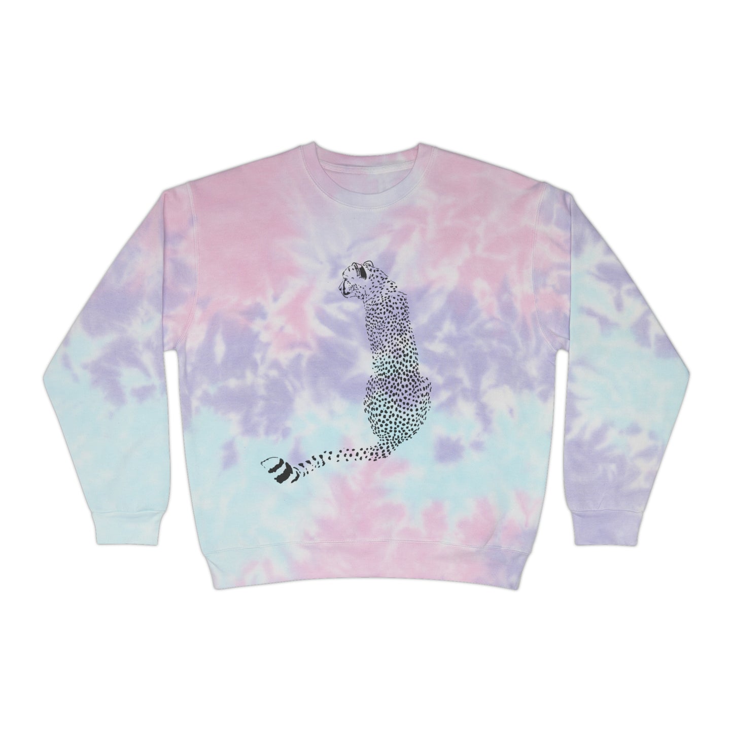 Cheetah spots Tie-Dye Sweatshirt