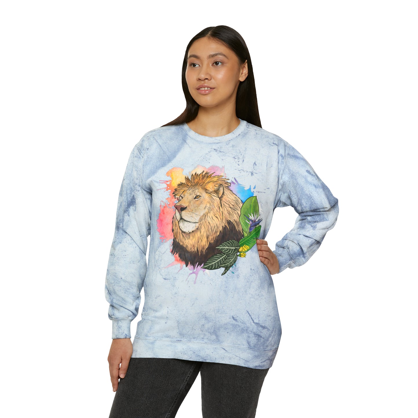Lion Comfort Colors Crewneck Sweatshirt