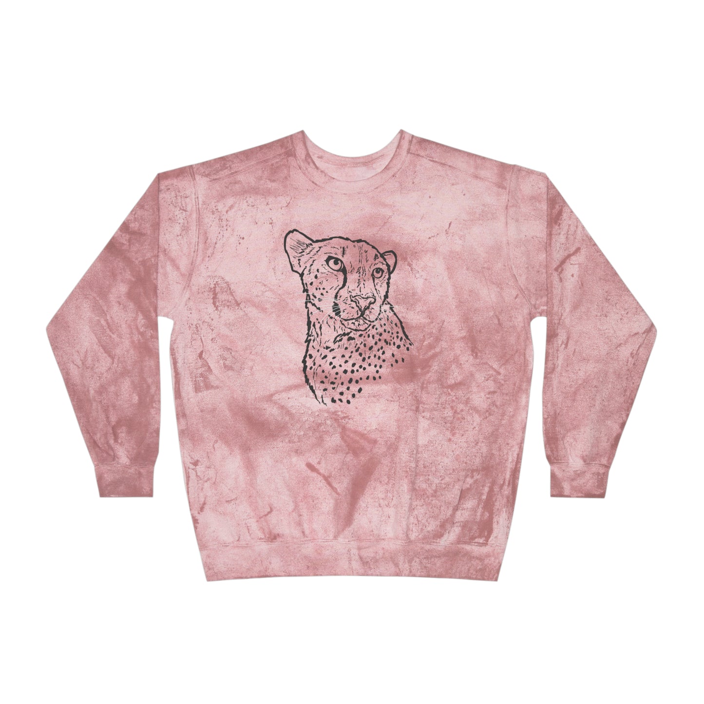 Cheetah Front and Back Crewneck Sweatshirt