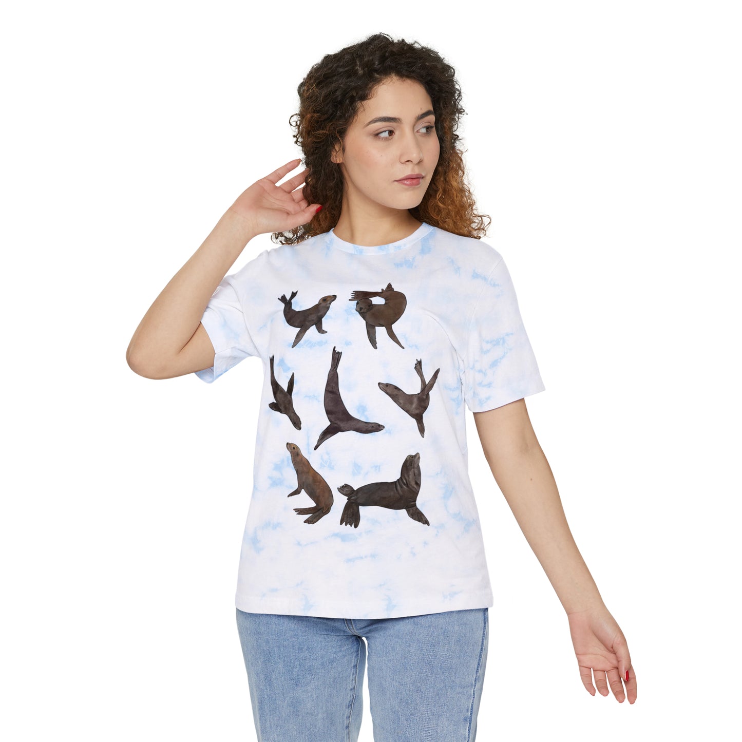 Sea Lion Tie-Dyed T-Shirt
