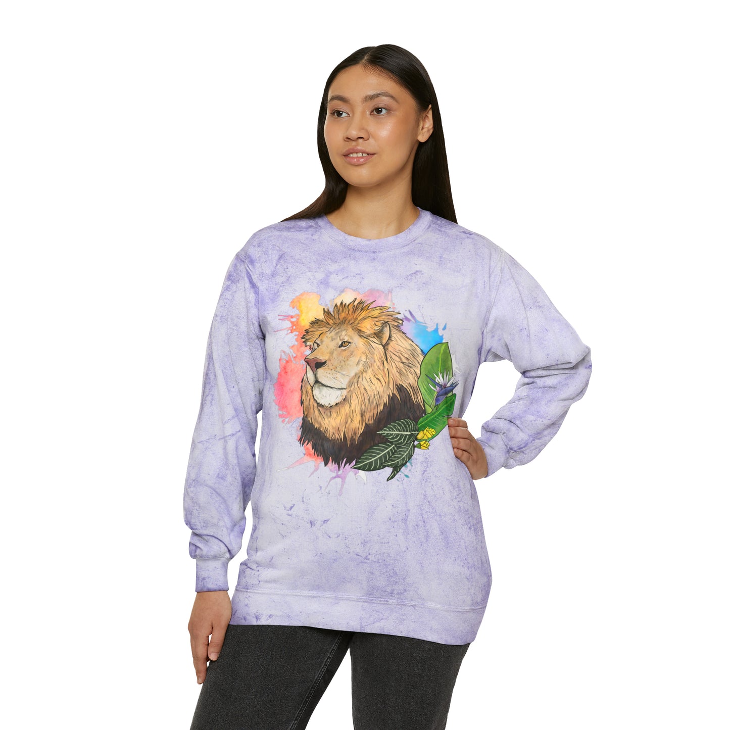 Lion Comfort Colors Crewneck Sweatshirt