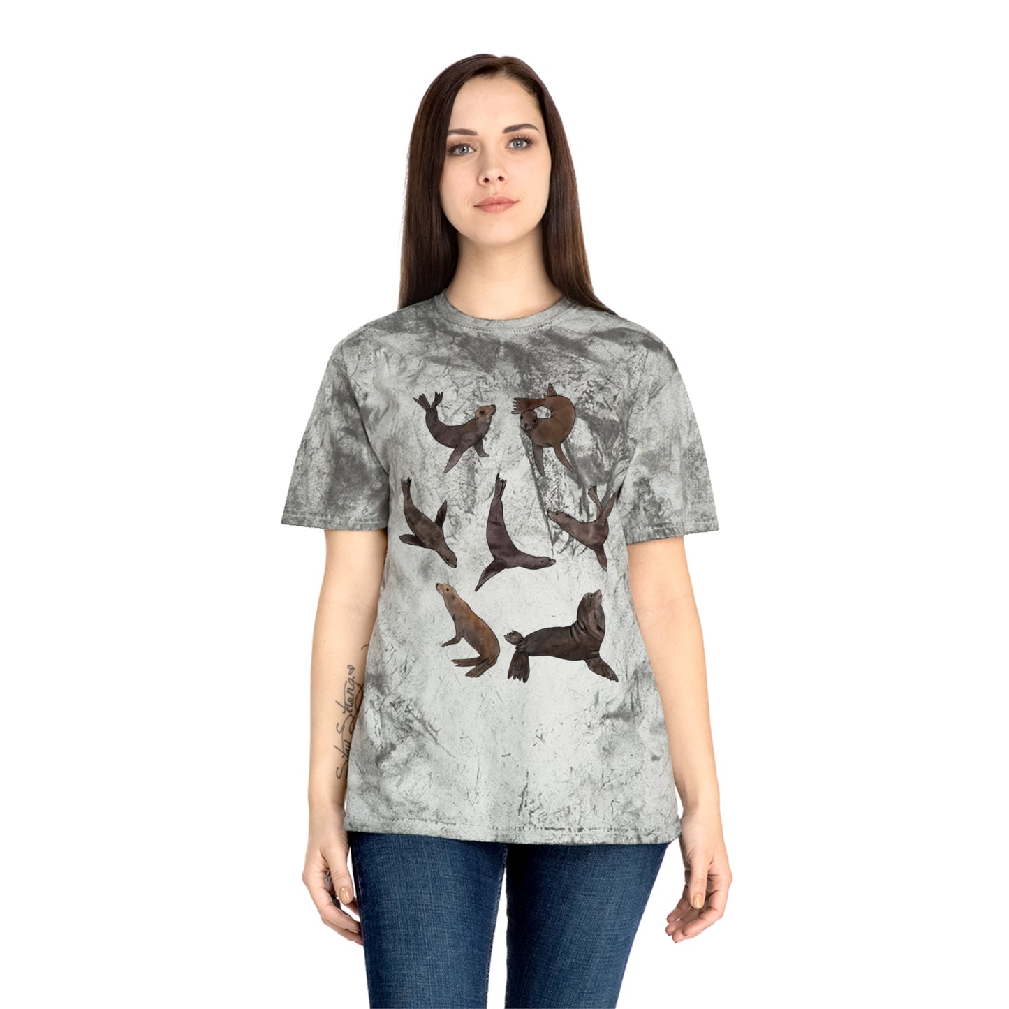 Sea Lion Comfort Colors Color Blast T-Shirt