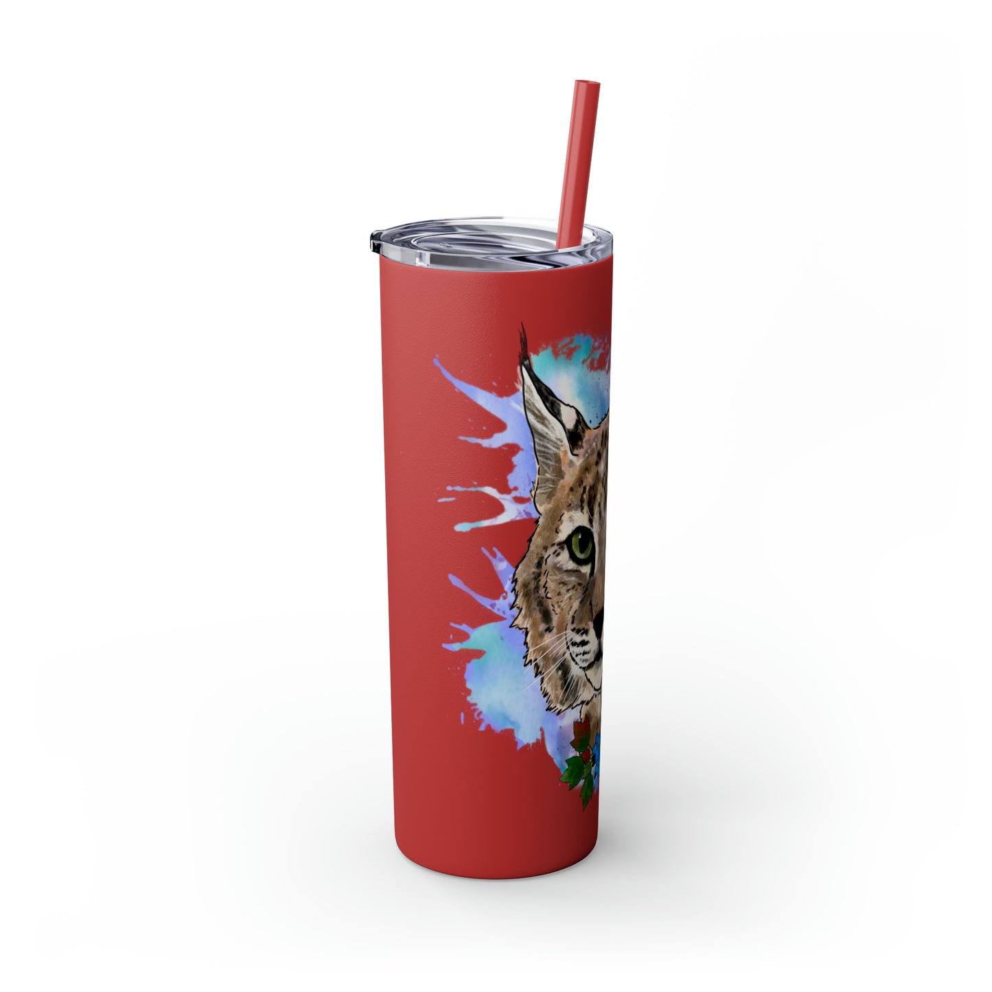 Bobcat Tumbler with Straw, 20oz