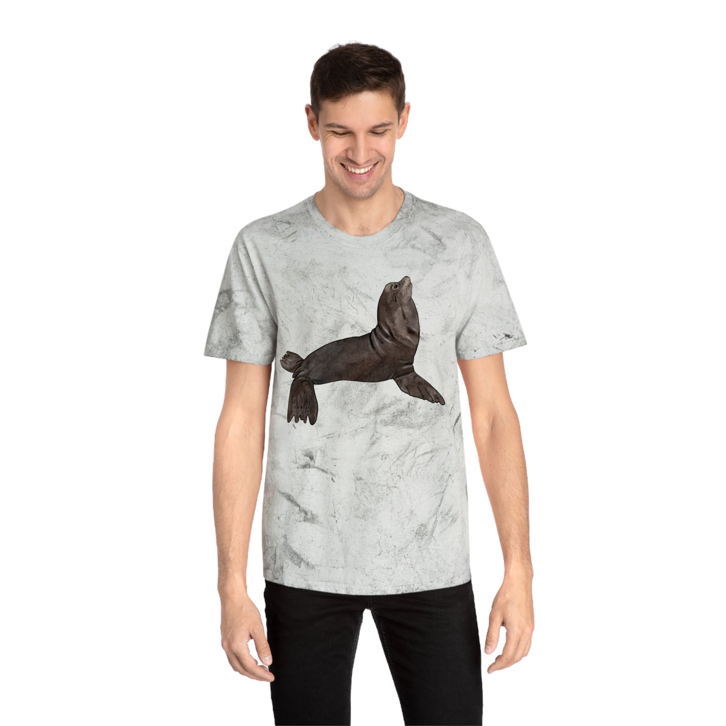 Sea Lion Comfort Colors Color Blast T-Shirt