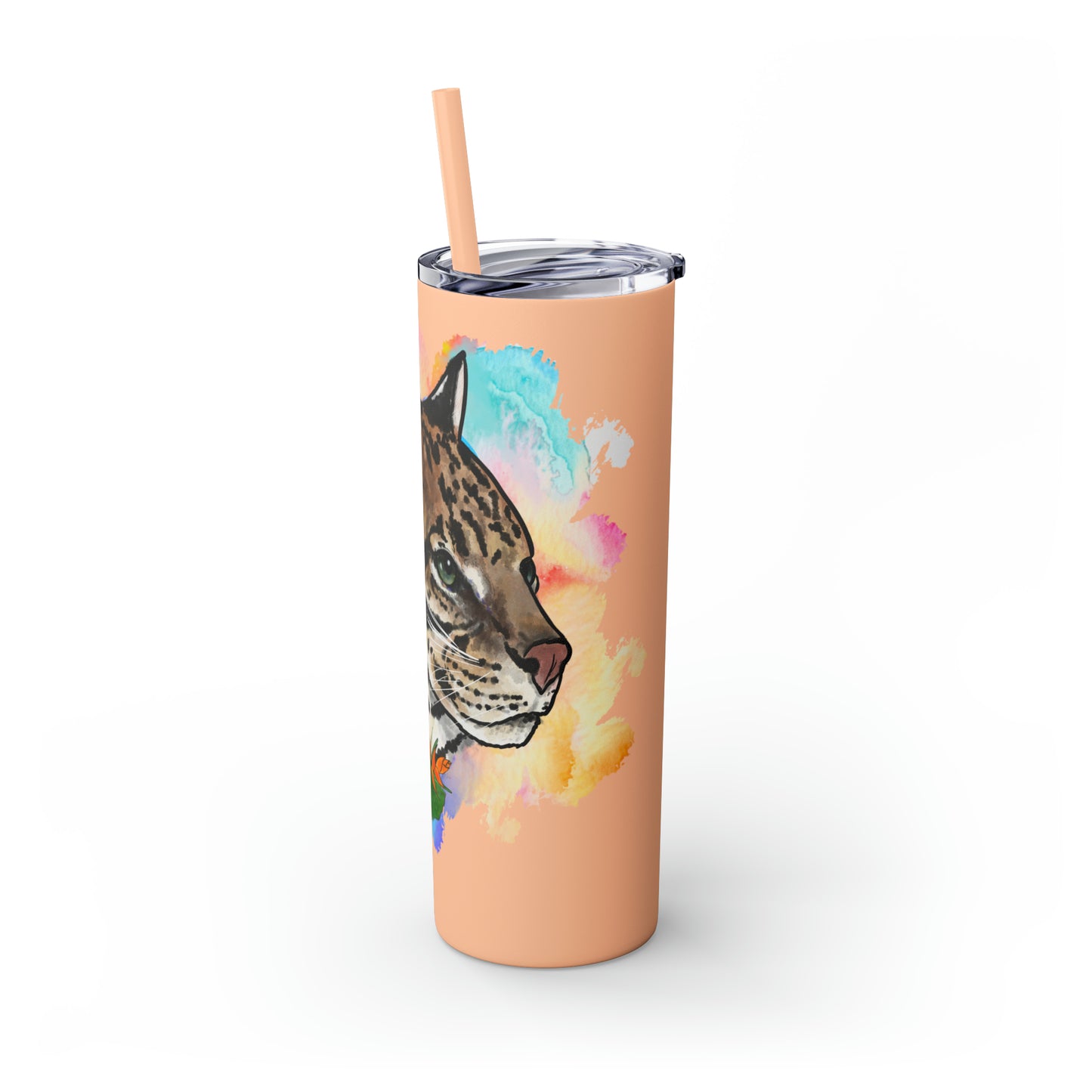 Ocelot Tumbler with Straw, 20oz