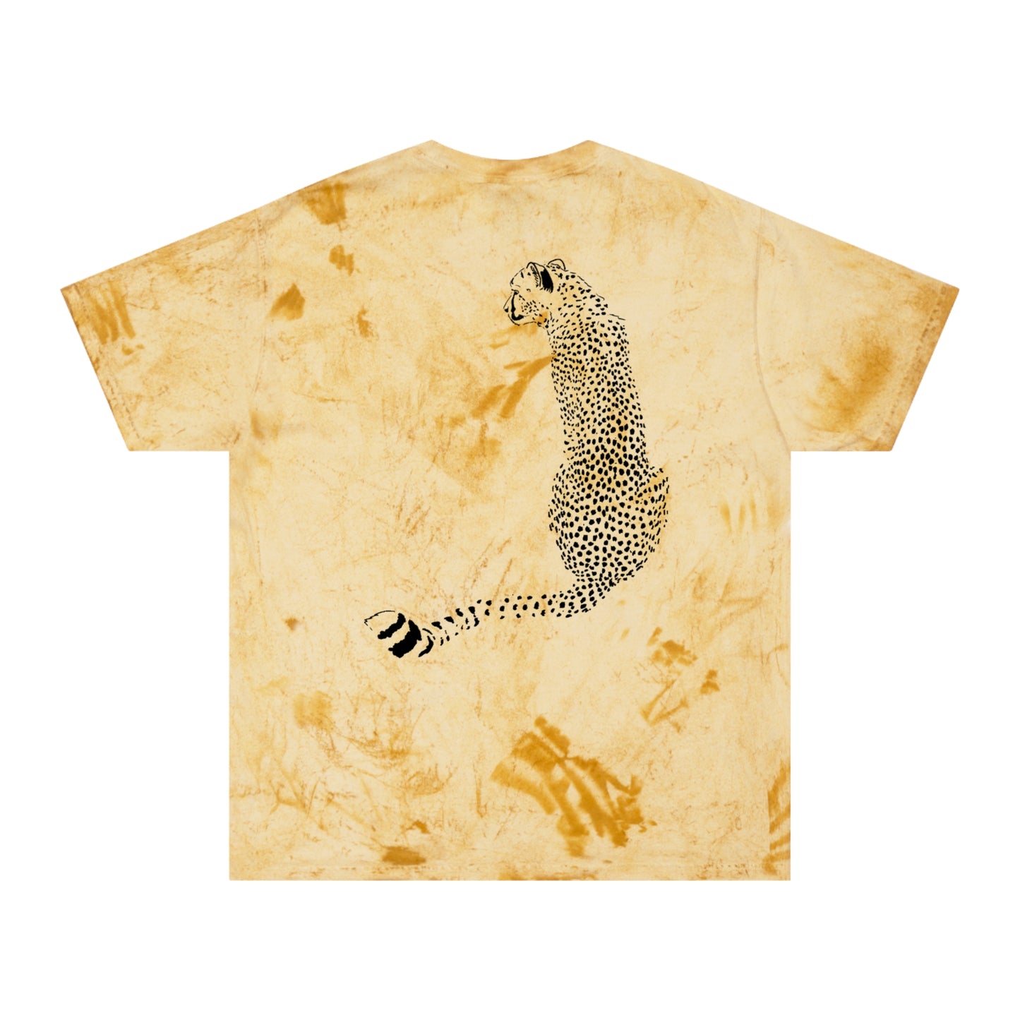 Cheetah Front and Back Color Blast T-Shirt