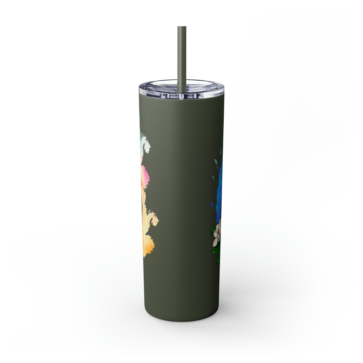 Ocelot Tumbler with Straw, 20oz
