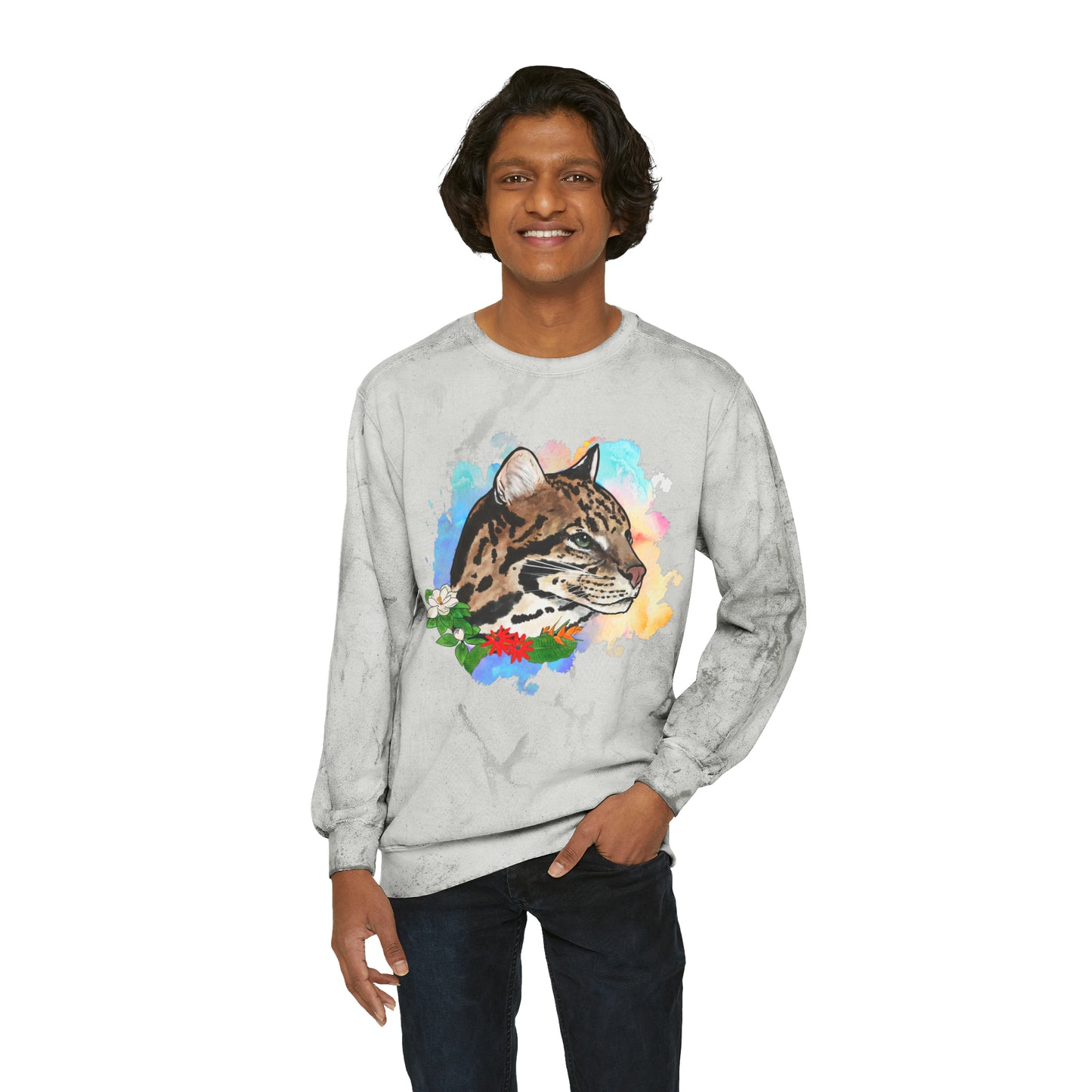 Ocelot Comfort Colors Crewneck Sweatshirt