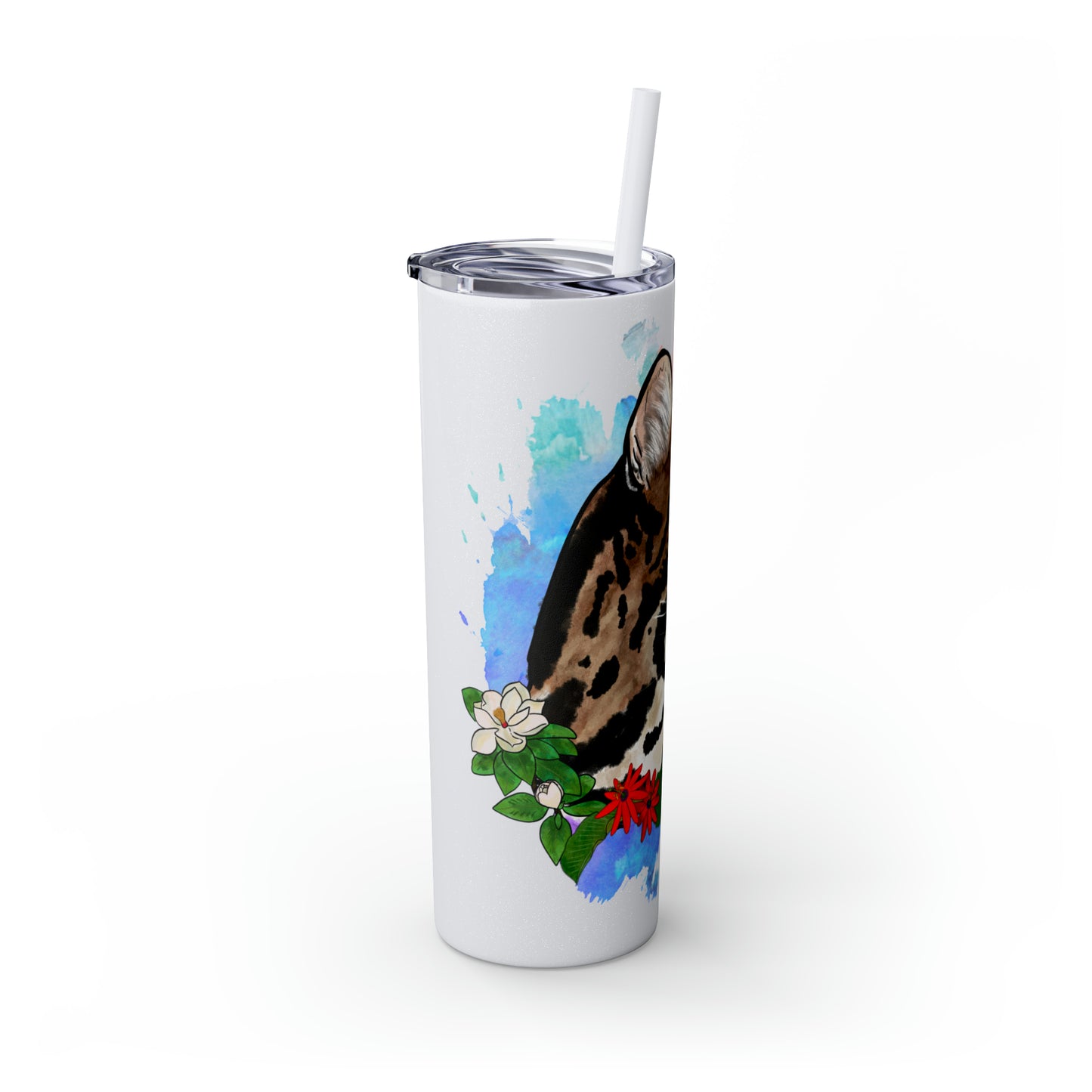 Ocelot Tumbler with Straw, 20oz