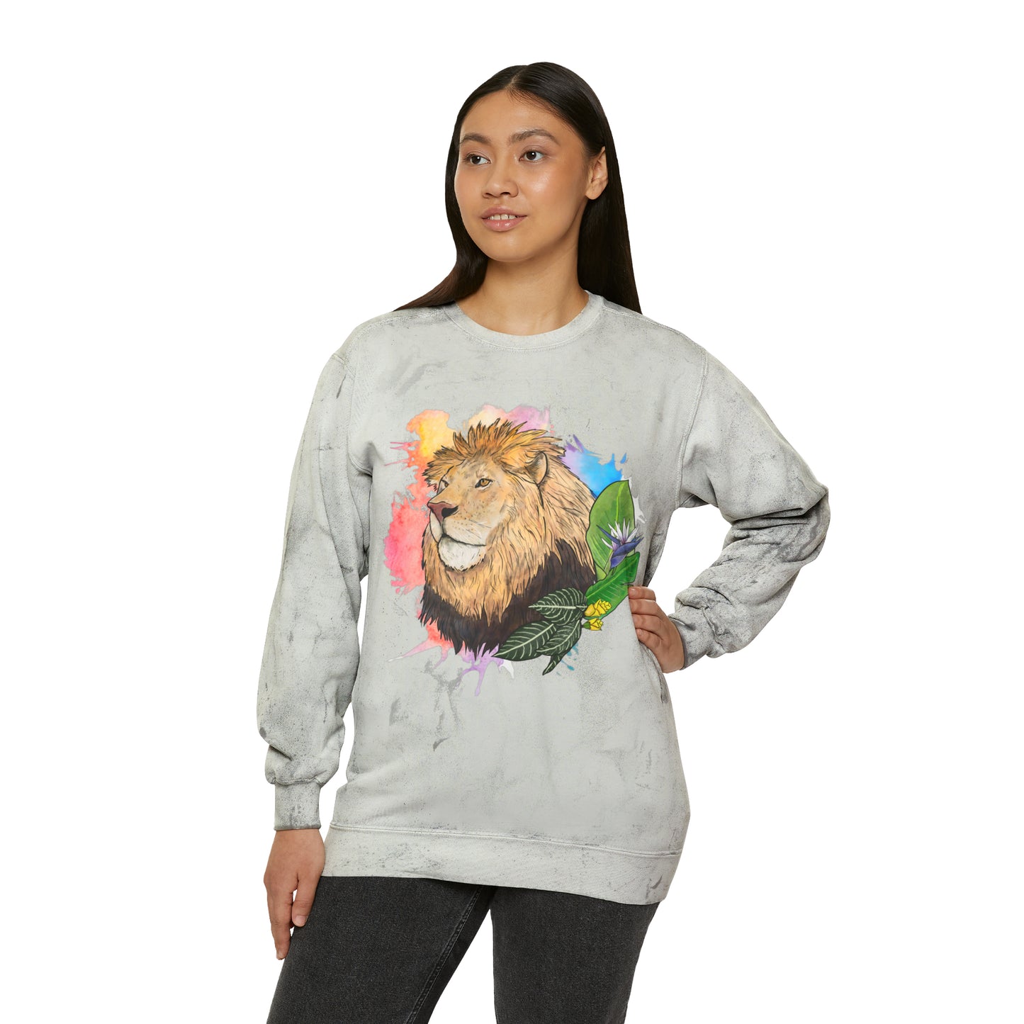 Lion Comfort Colors Crewneck Sweatshirt