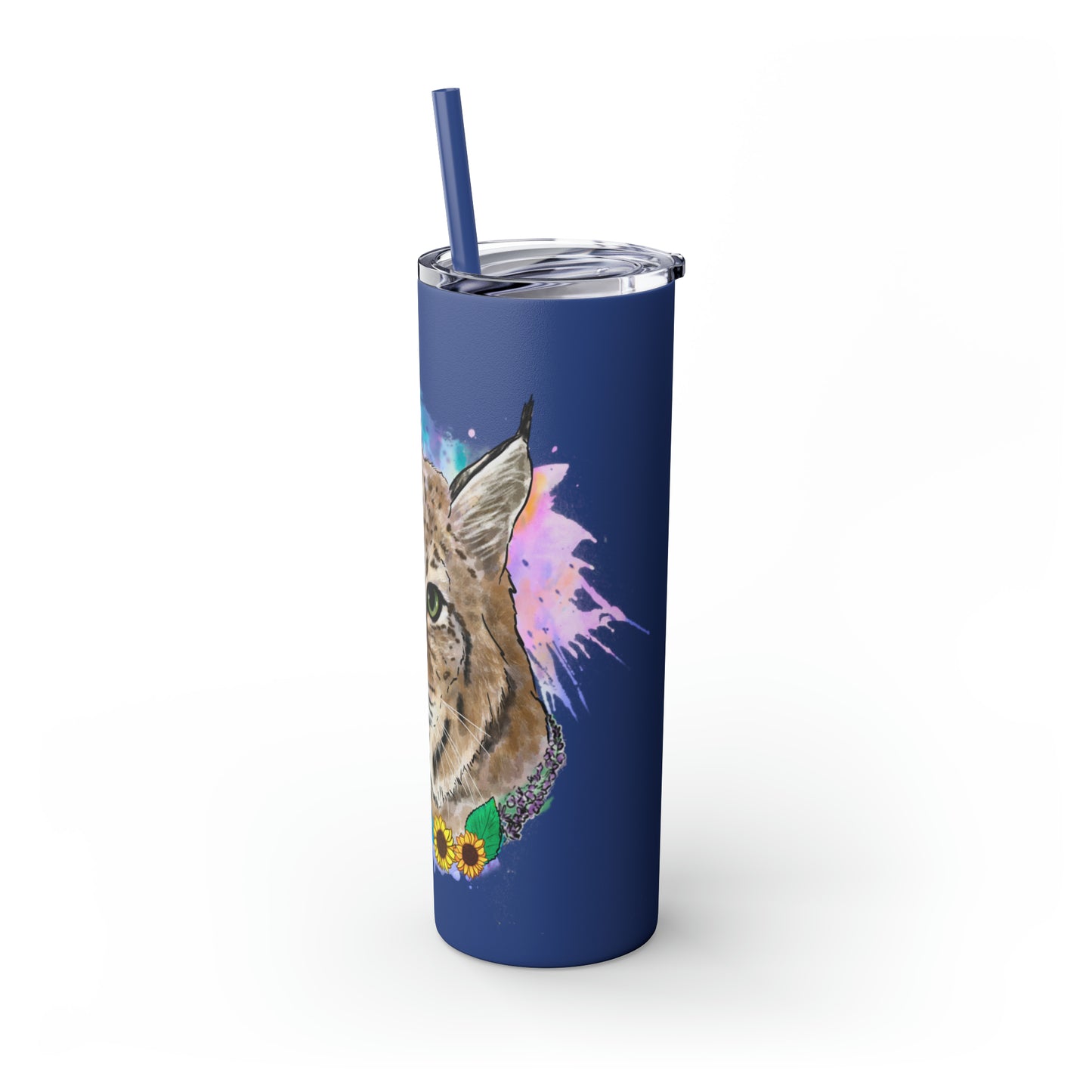 Bobcat Tumbler with Straw, 20oz