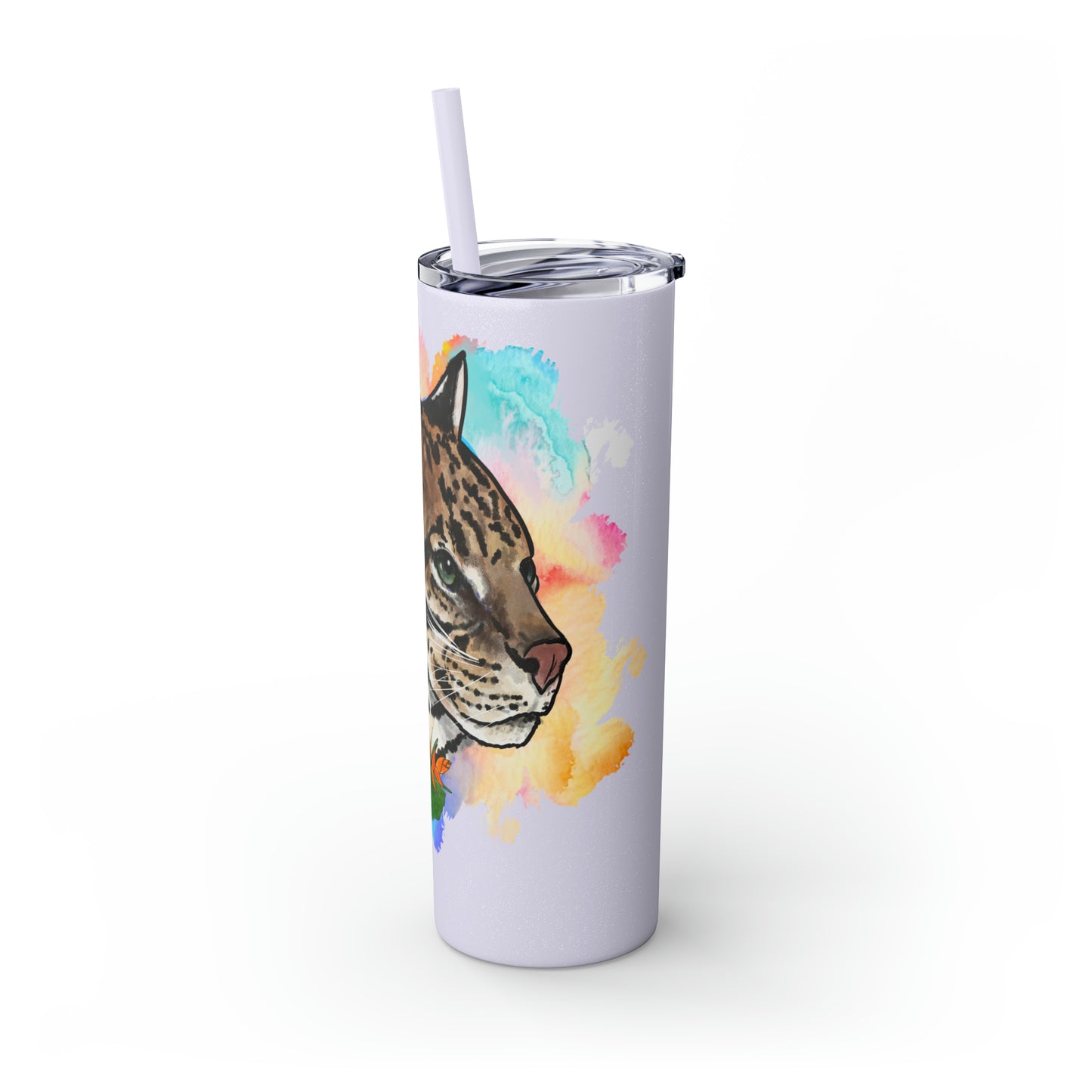 Ocelot Tumbler with Straw, 20oz
