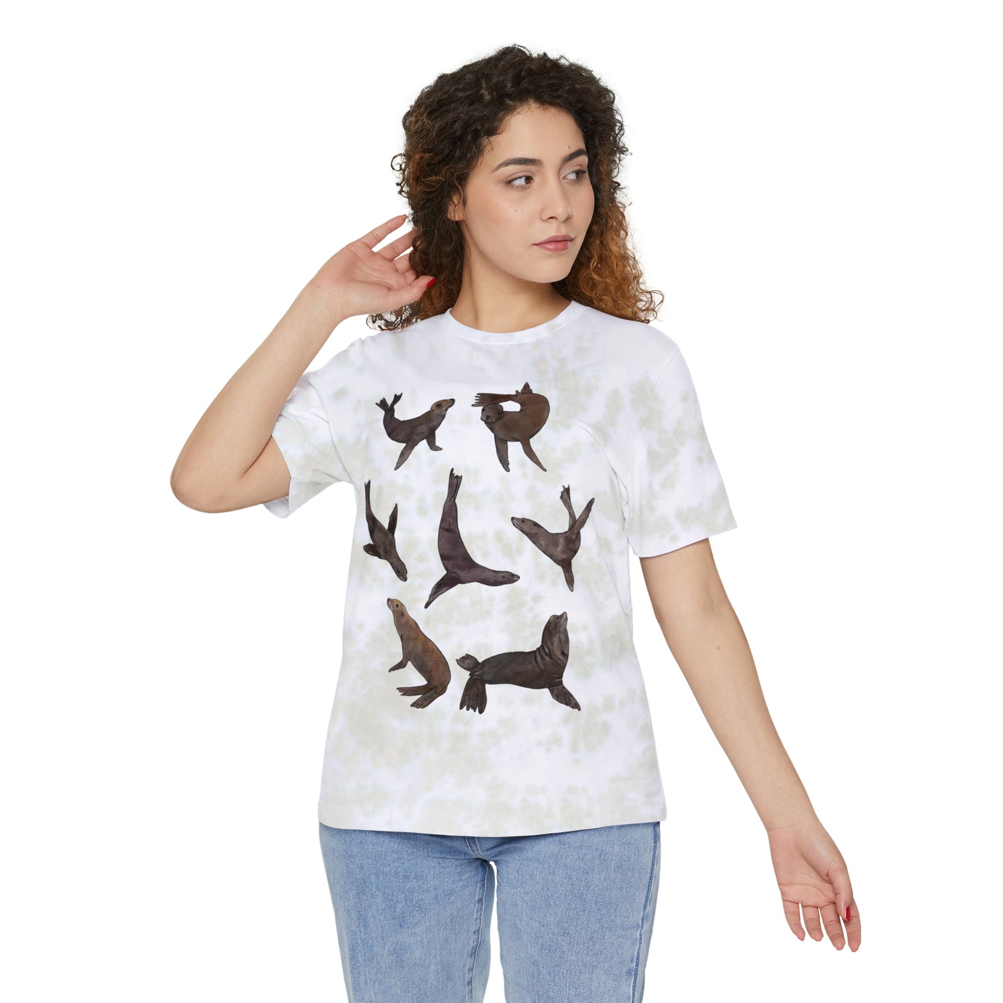 Sea Lion Tie-Dyed T-Shirt