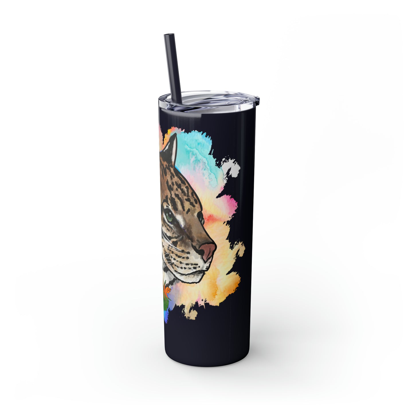 Ocelot Tumbler with Straw, 20oz