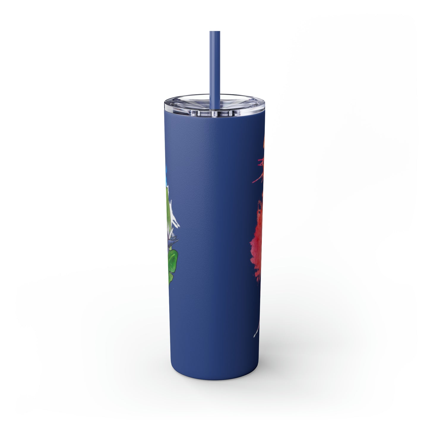 Lion Tumbler with Straw, 20oz