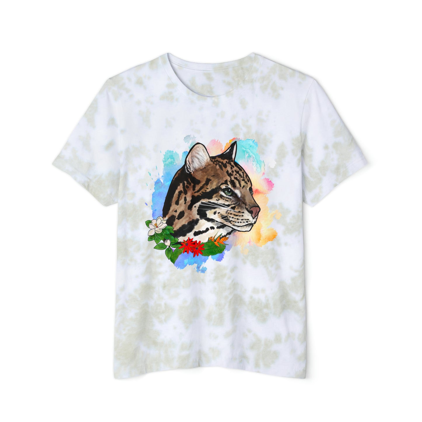 Ocelot Tie-Dyed T-Shirt