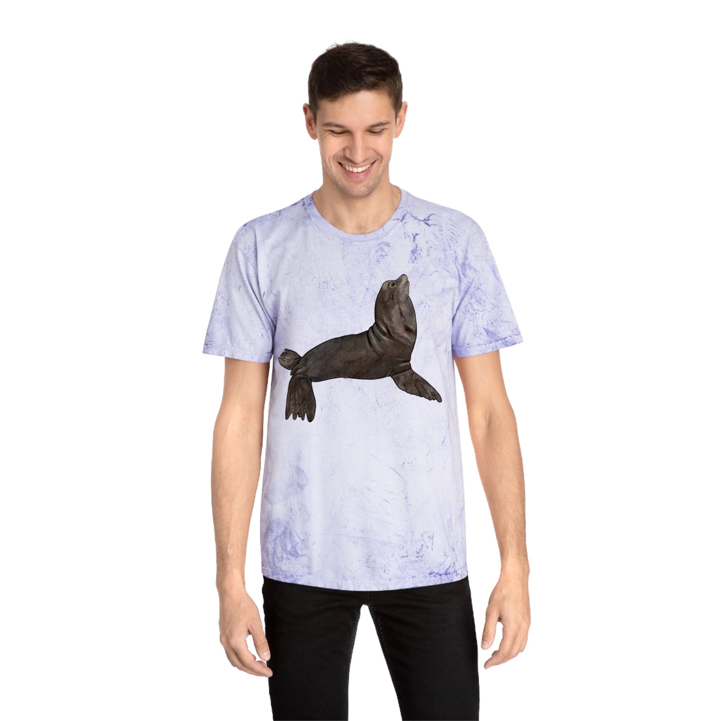 Sea Lion Comfort Colors Color Blast T-Shirt