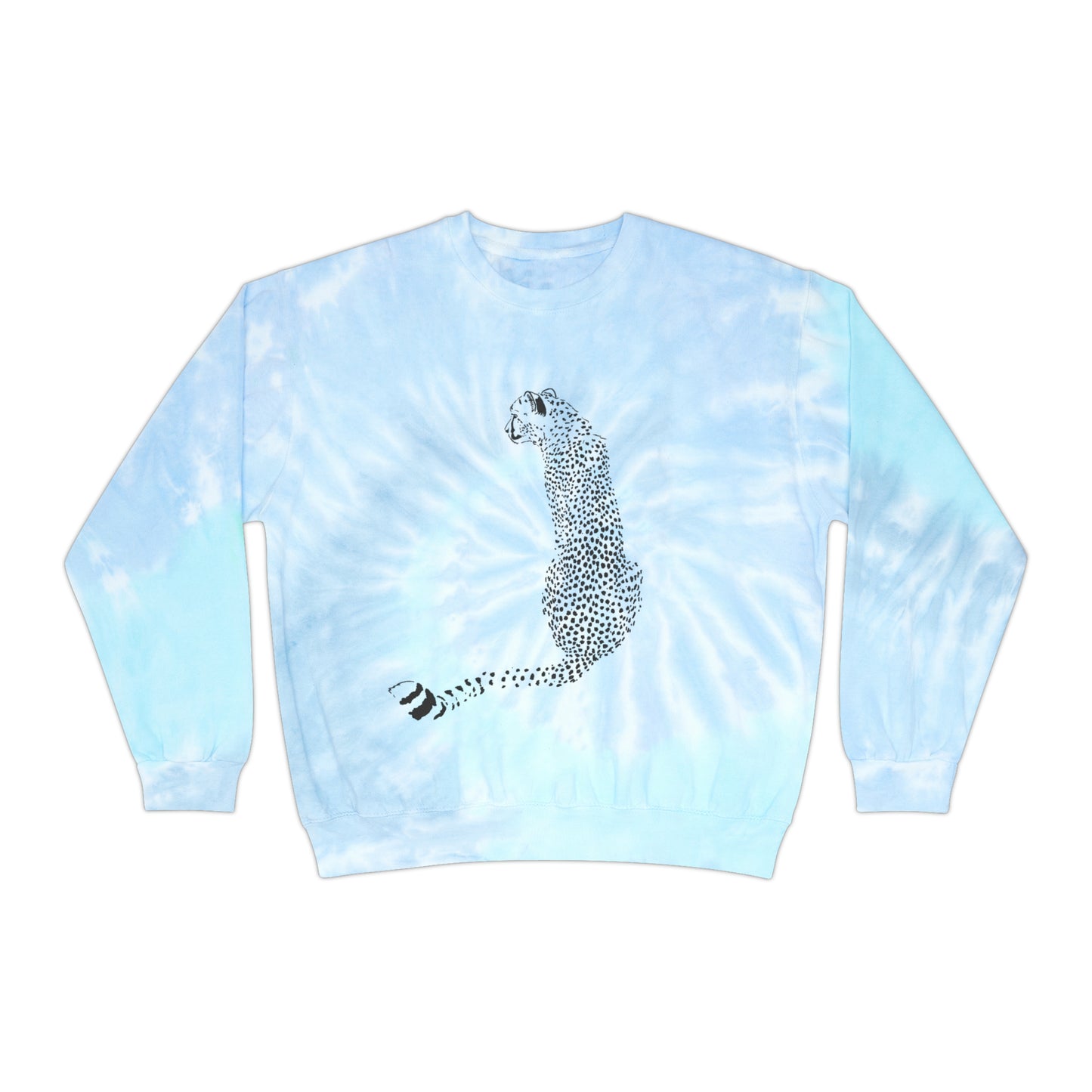 Cheetah spots Tie-Dye Sweatshirt