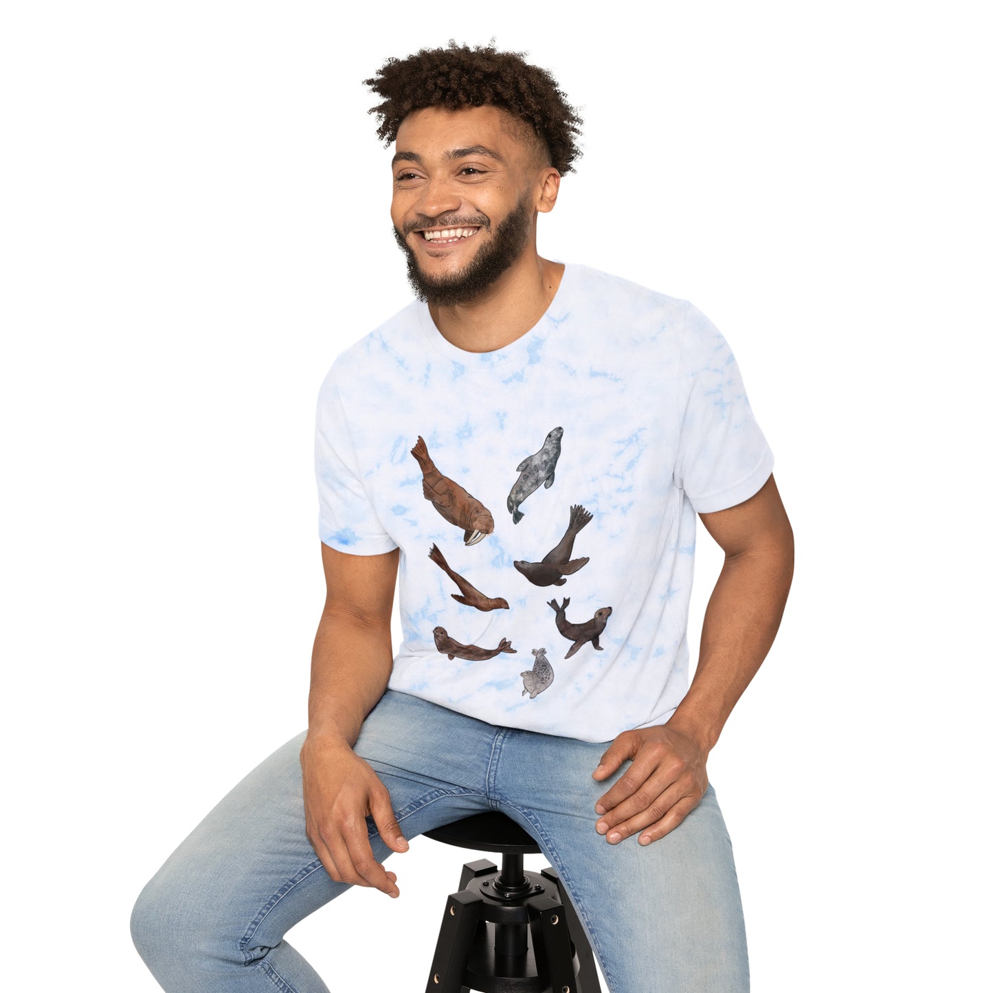 Pinniped Tie-Dyed T-Shirt