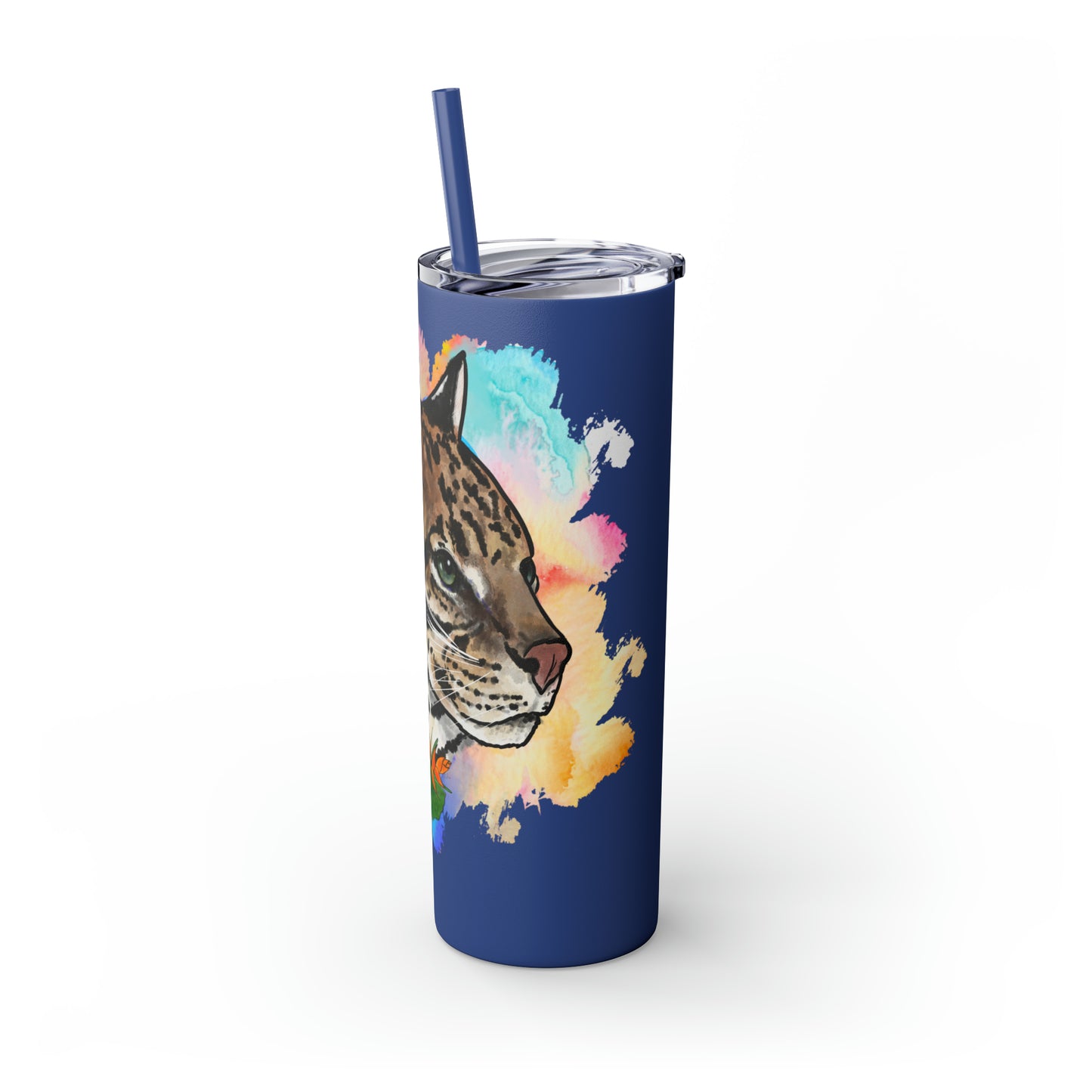 Ocelot Tumbler with Straw, 20oz
