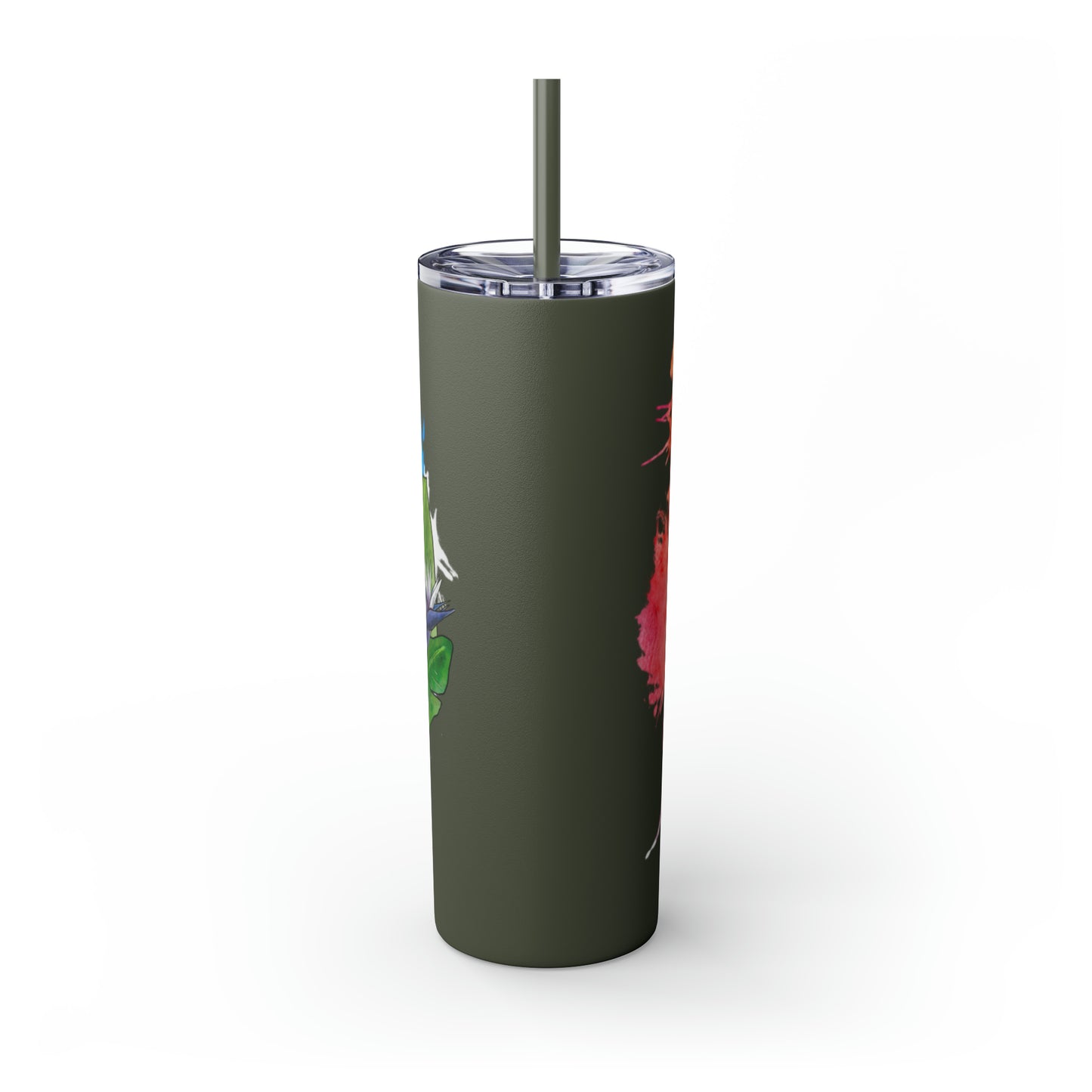 Lion Tumbler with Straw, 20oz