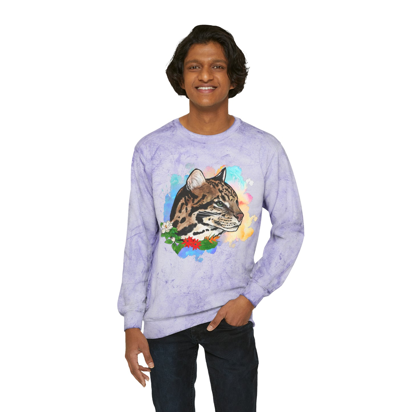 Ocelot Comfort Colors Crewneck Sweatshirt