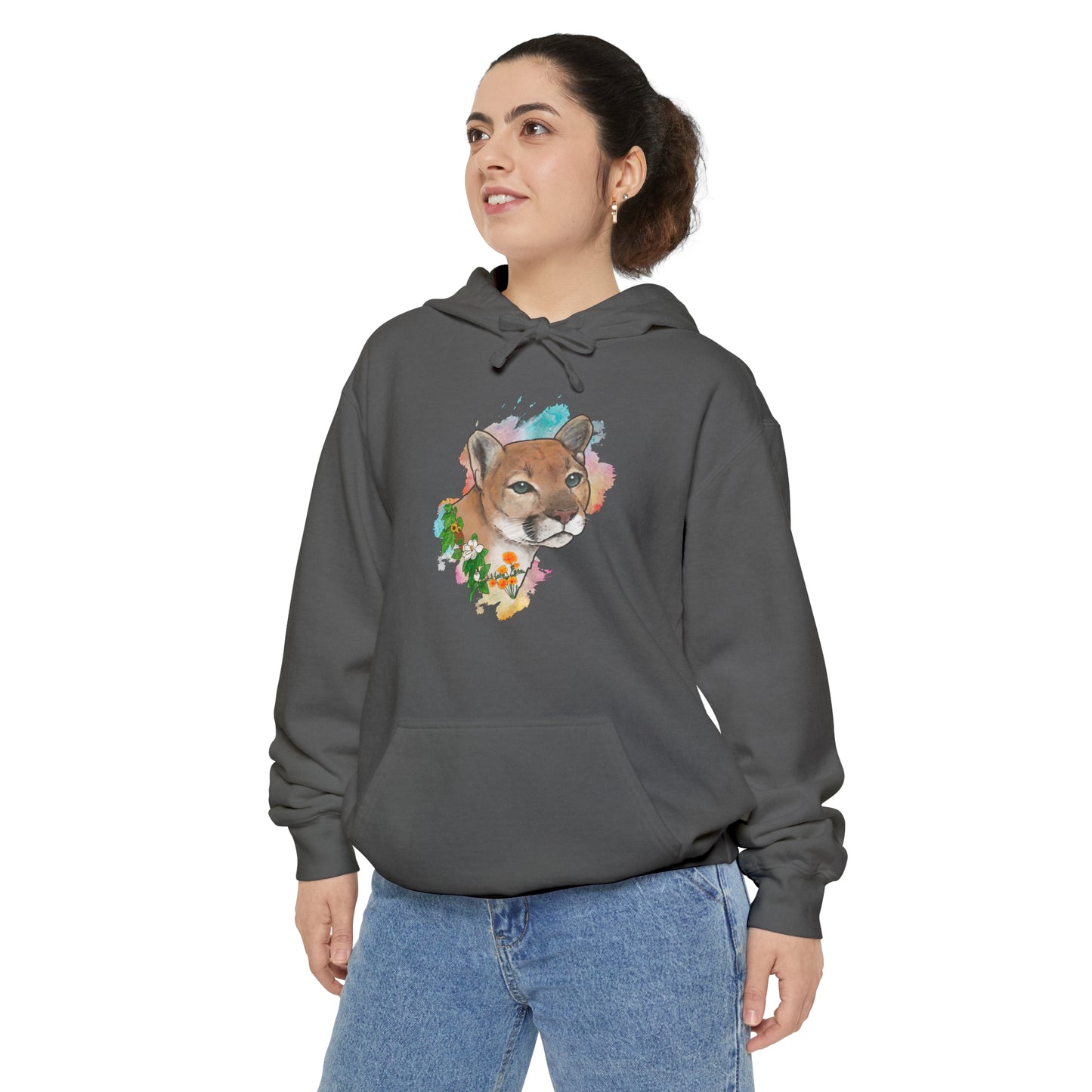 Mountain Lion Comfort Colors Hoodie