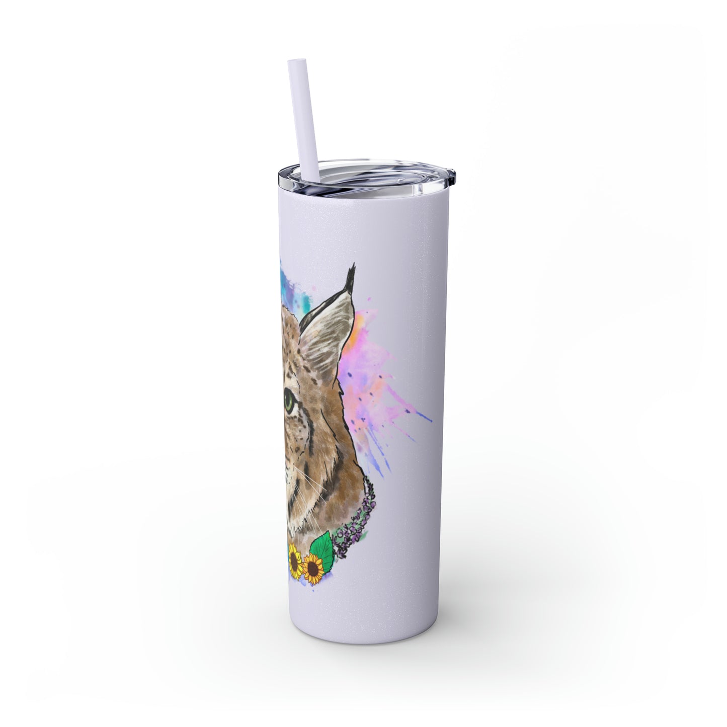 Bobcat Tumbler with Straw, 20oz