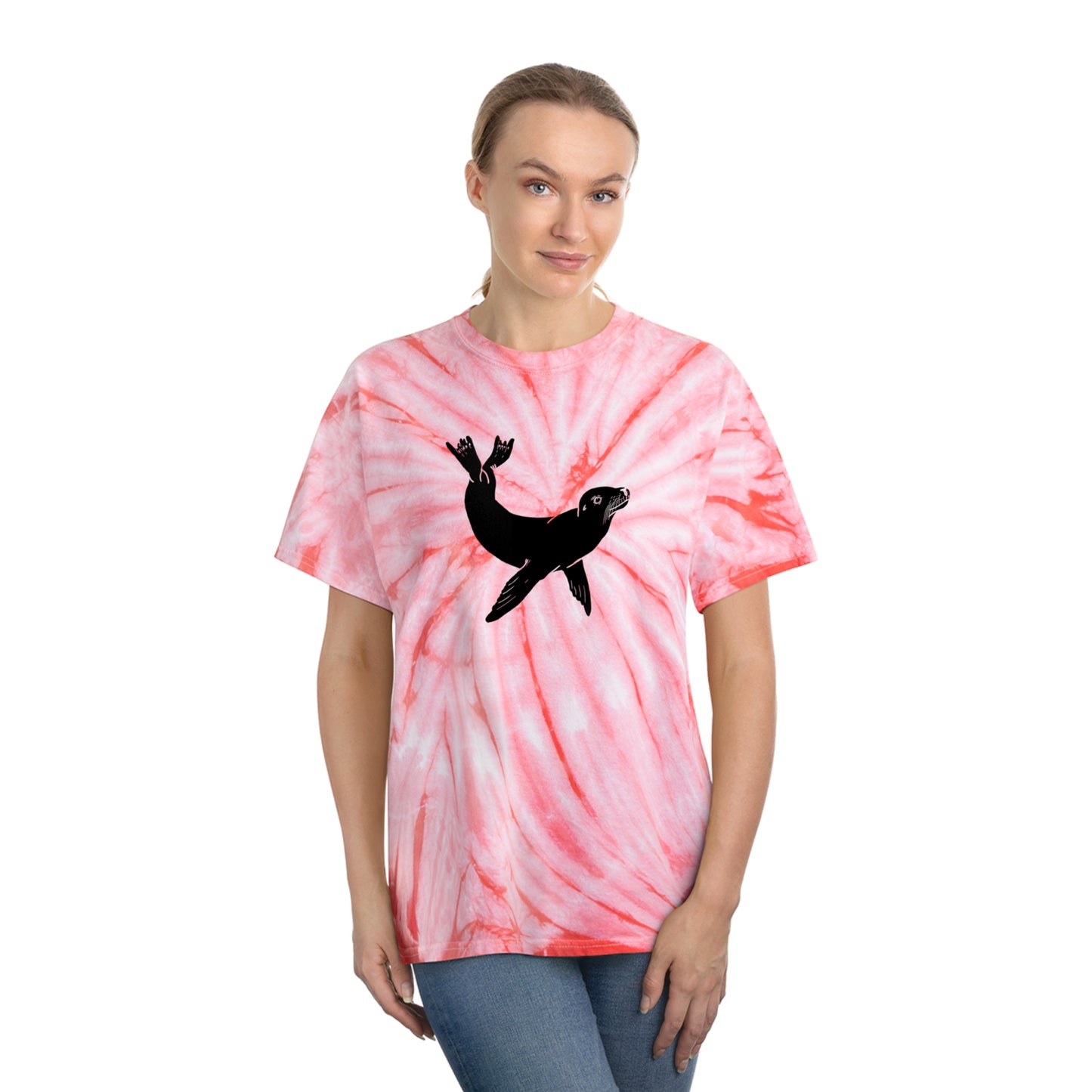 Sea Lion Tie-Dye Tee, Cyclone