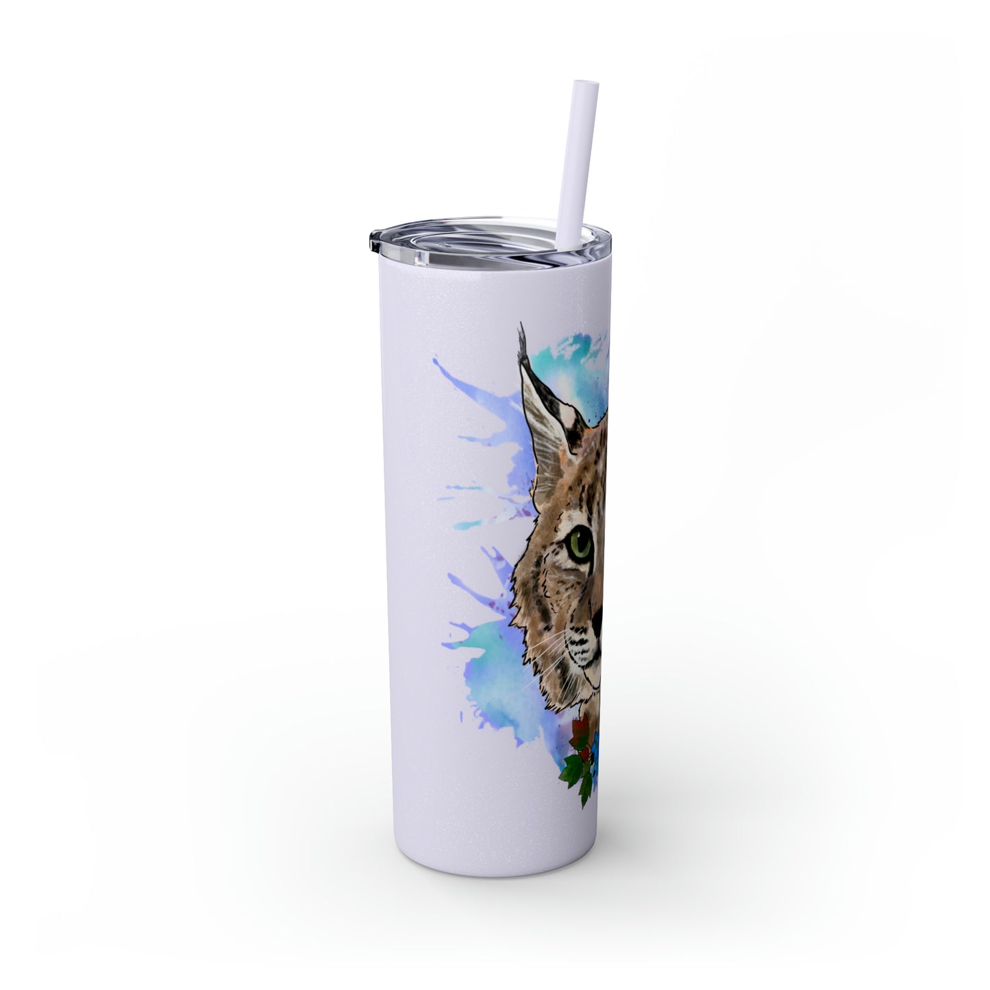 Bobcat Tumbler with Straw, 20oz