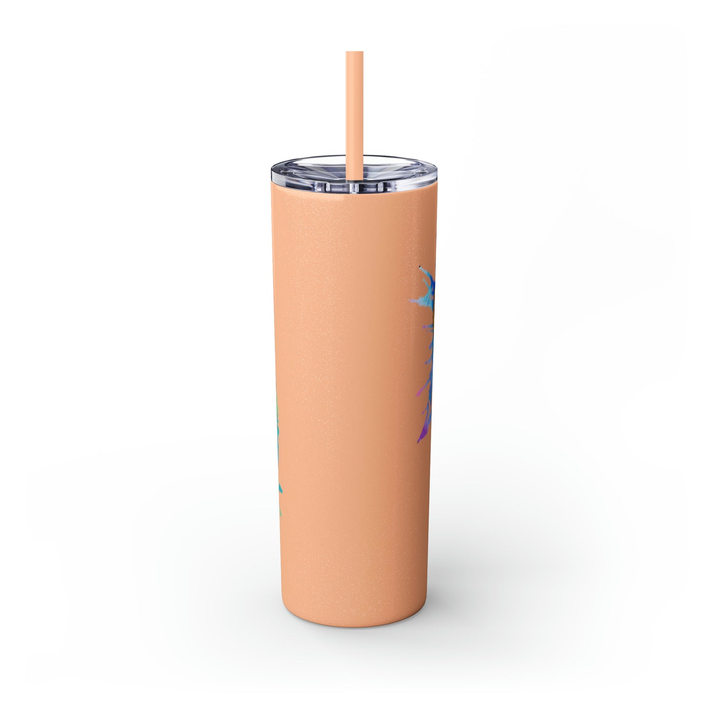 Cheetah Tumbler with Straw, 20oz