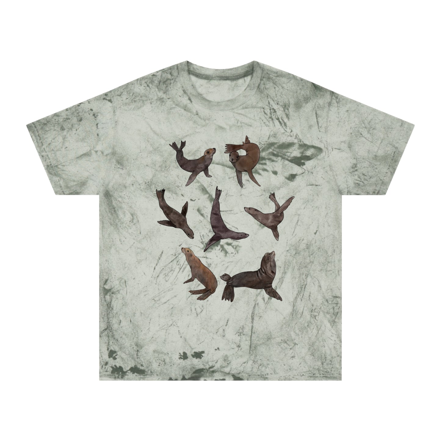 Sea Lion Comfort Colors Color Blast T-Shirt
