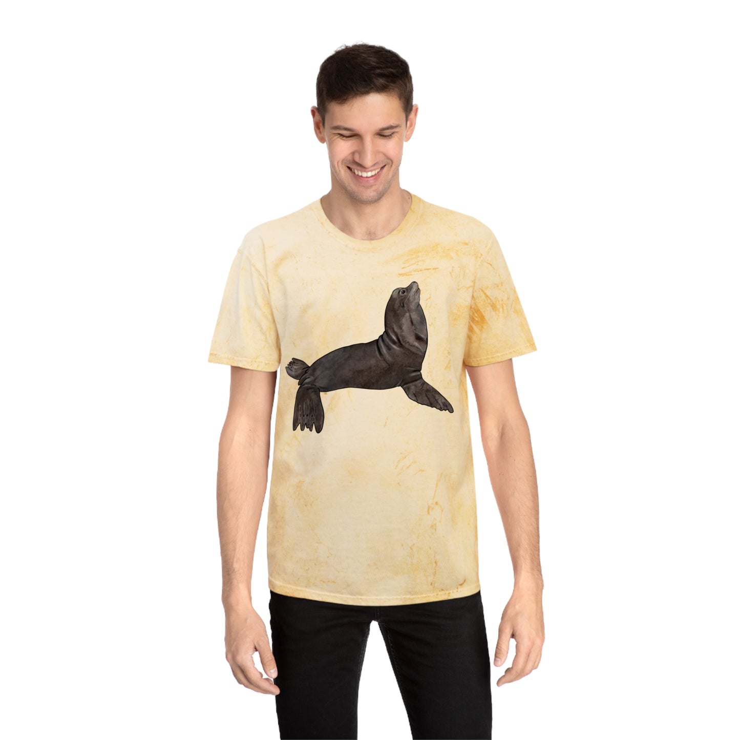 Sea Lion Comfort Colors Color Blast T-Shirt