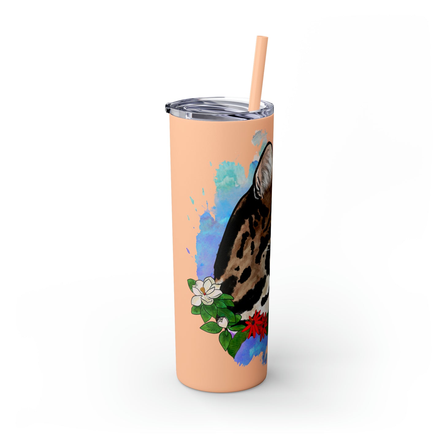 Ocelot Tumbler with Straw, 20oz