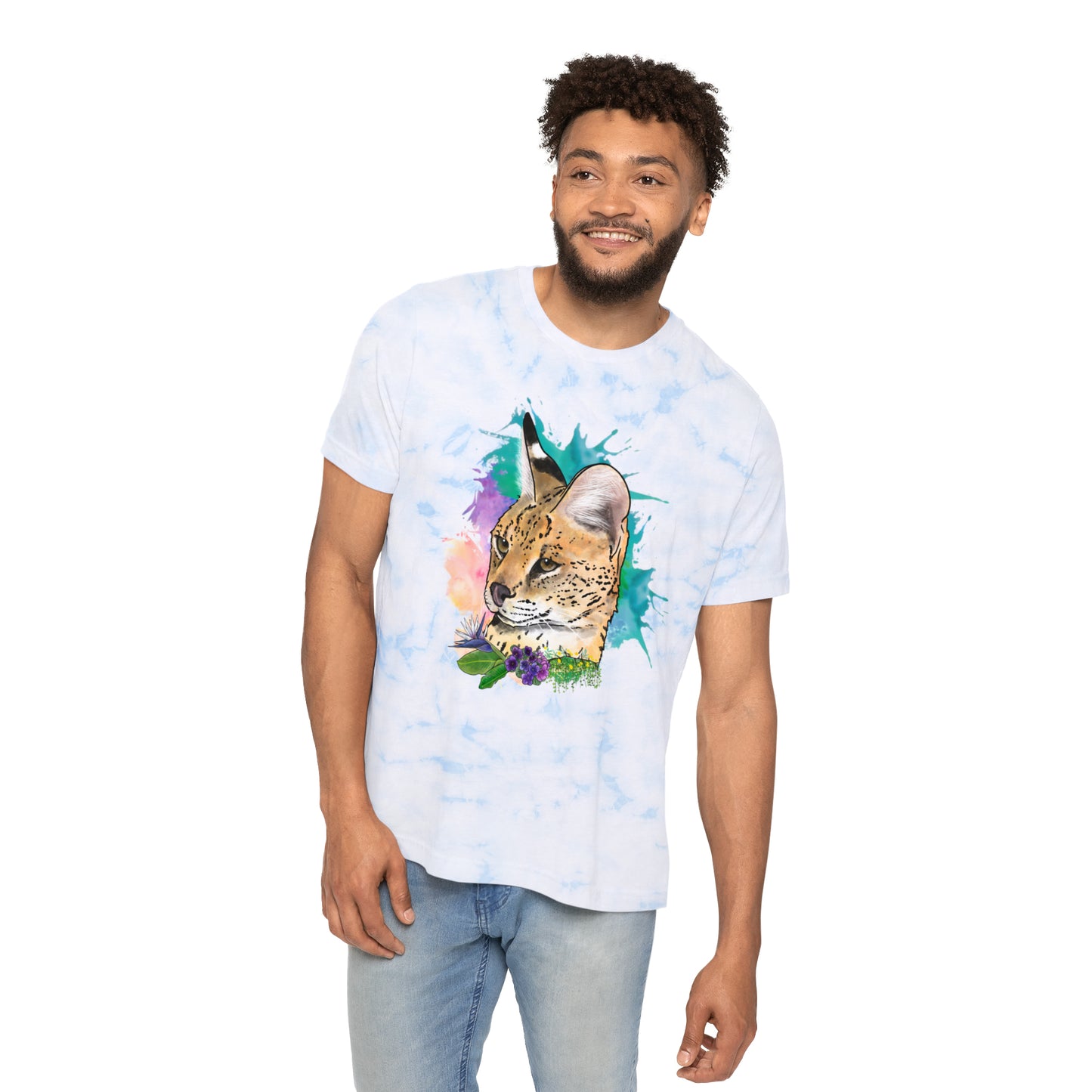 Serval Tie-Dyed T-Shirt
