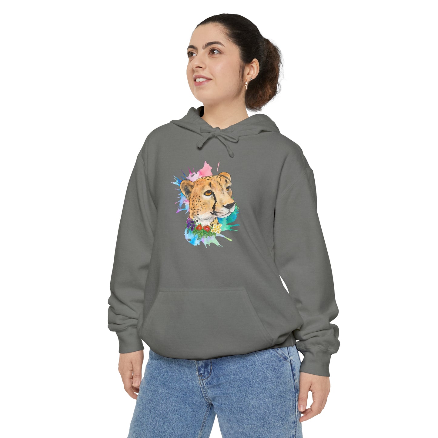 Cheetah Comfort Colors Hoodie