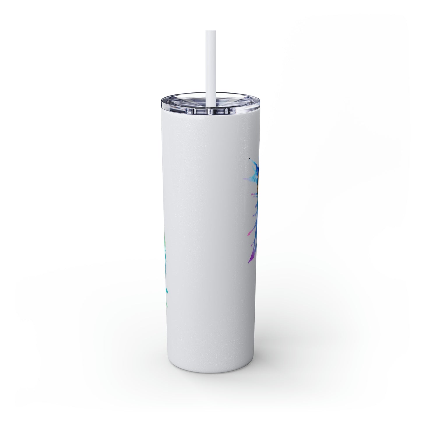Cheetah Tumbler with Straw, 20oz