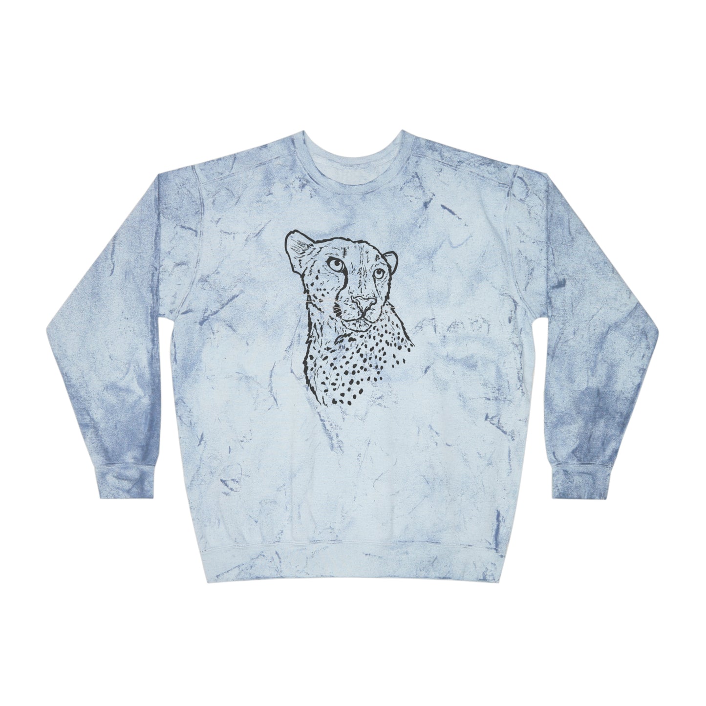 Cheetah Front and Back Crewneck Sweatshirt