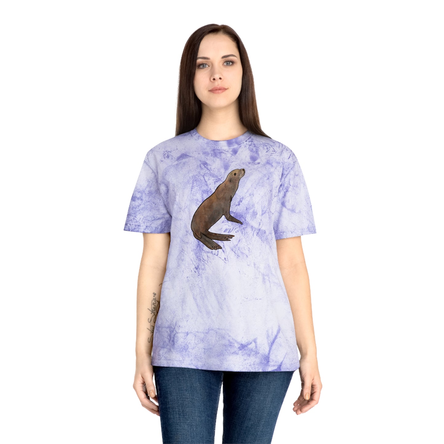 Sea Lion Comfort Colors Color Blast T-Shirt