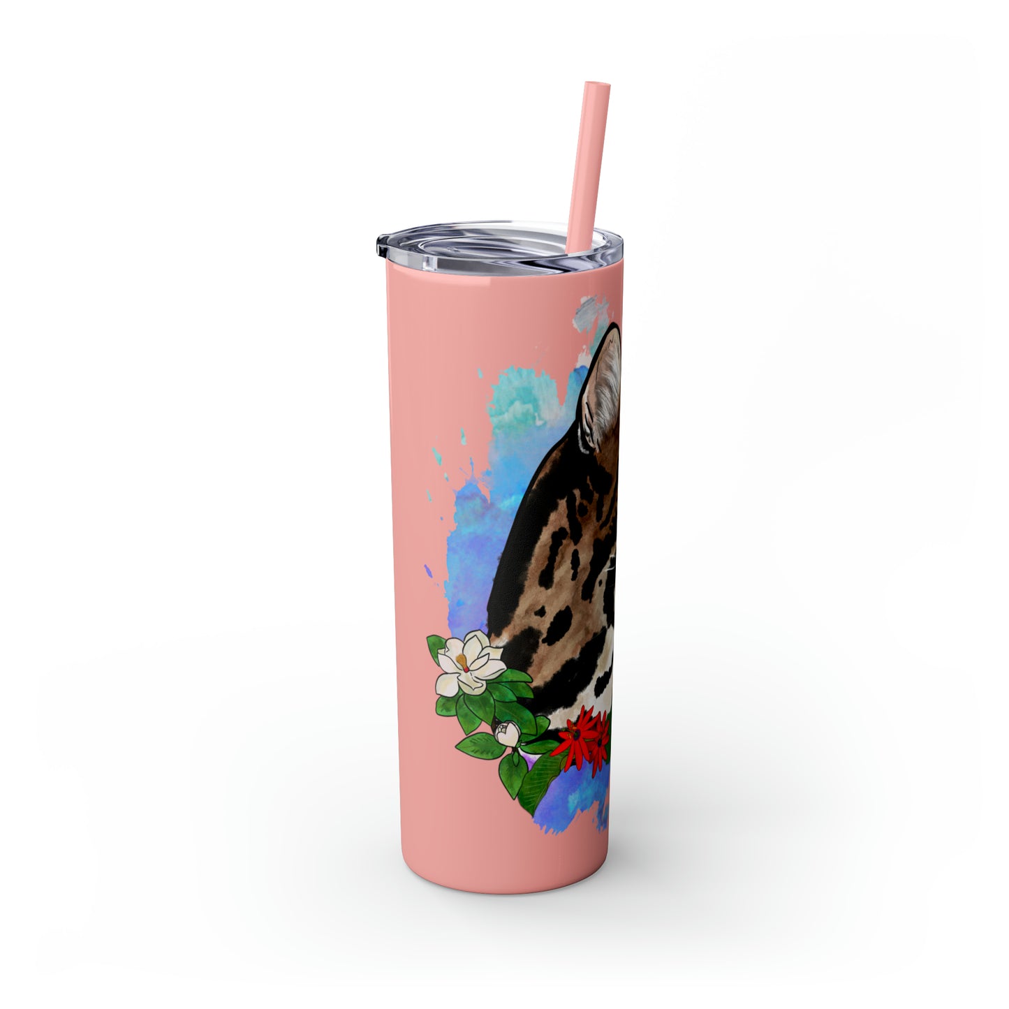 Ocelot Tumbler with Straw, 20oz