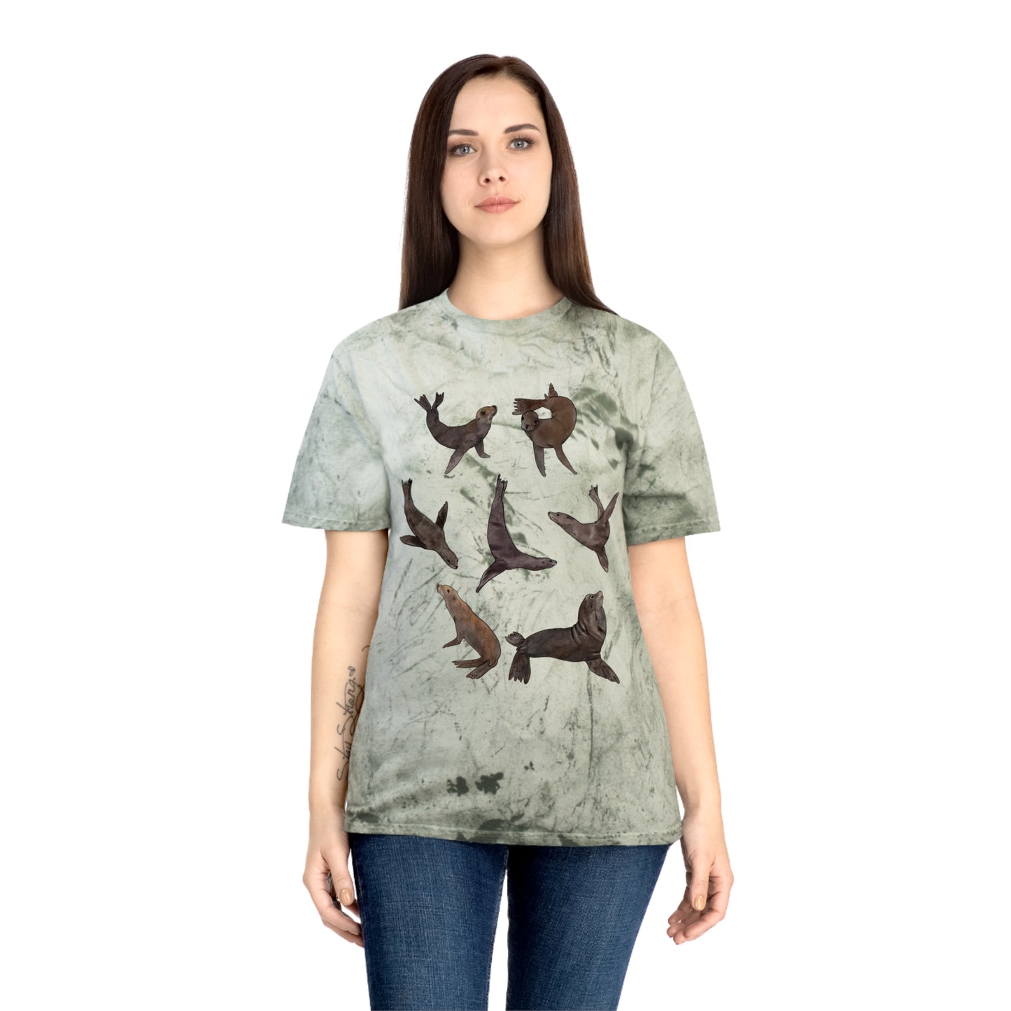 Sea Lion Comfort Colors Color Blast T-Shirt