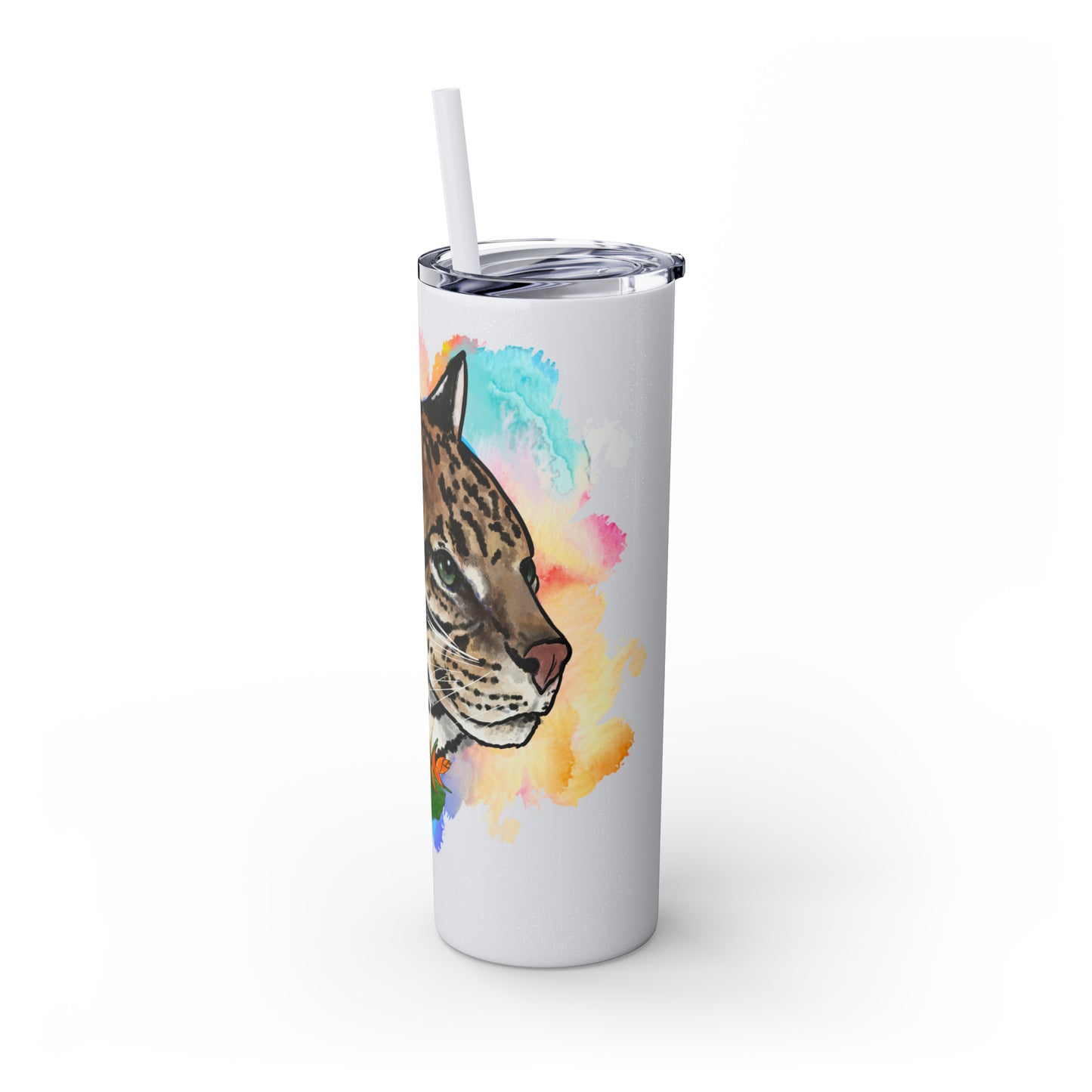 Ocelot Tumbler with Straw, 20oz